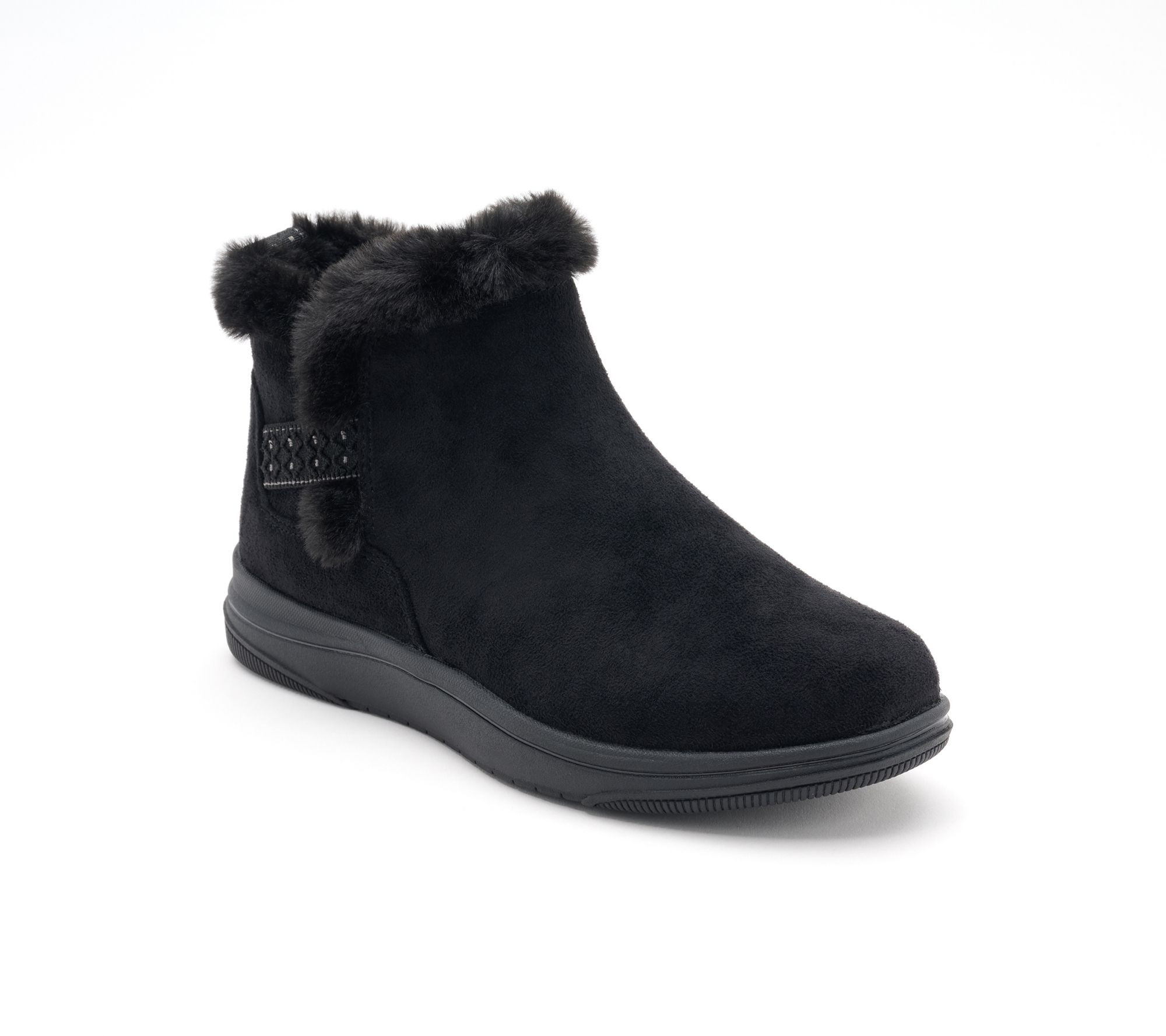 Clarks Cloudsteppers Faux Fur Lined Booties -Breeze Pearl