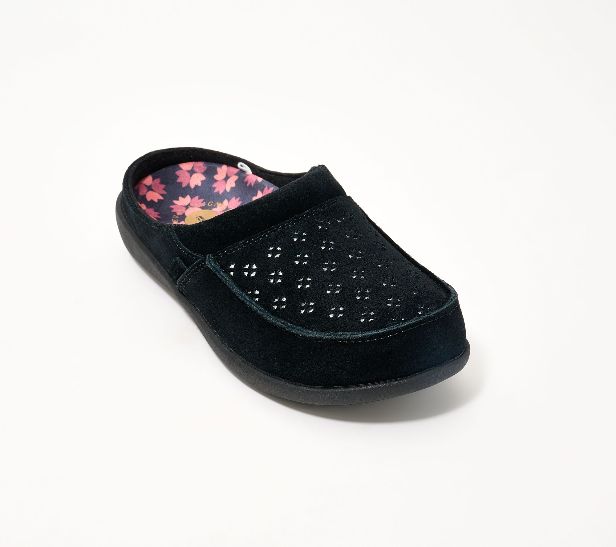 Revitalign Orthotic Suede Inlay Mules - Siesta Celebrate