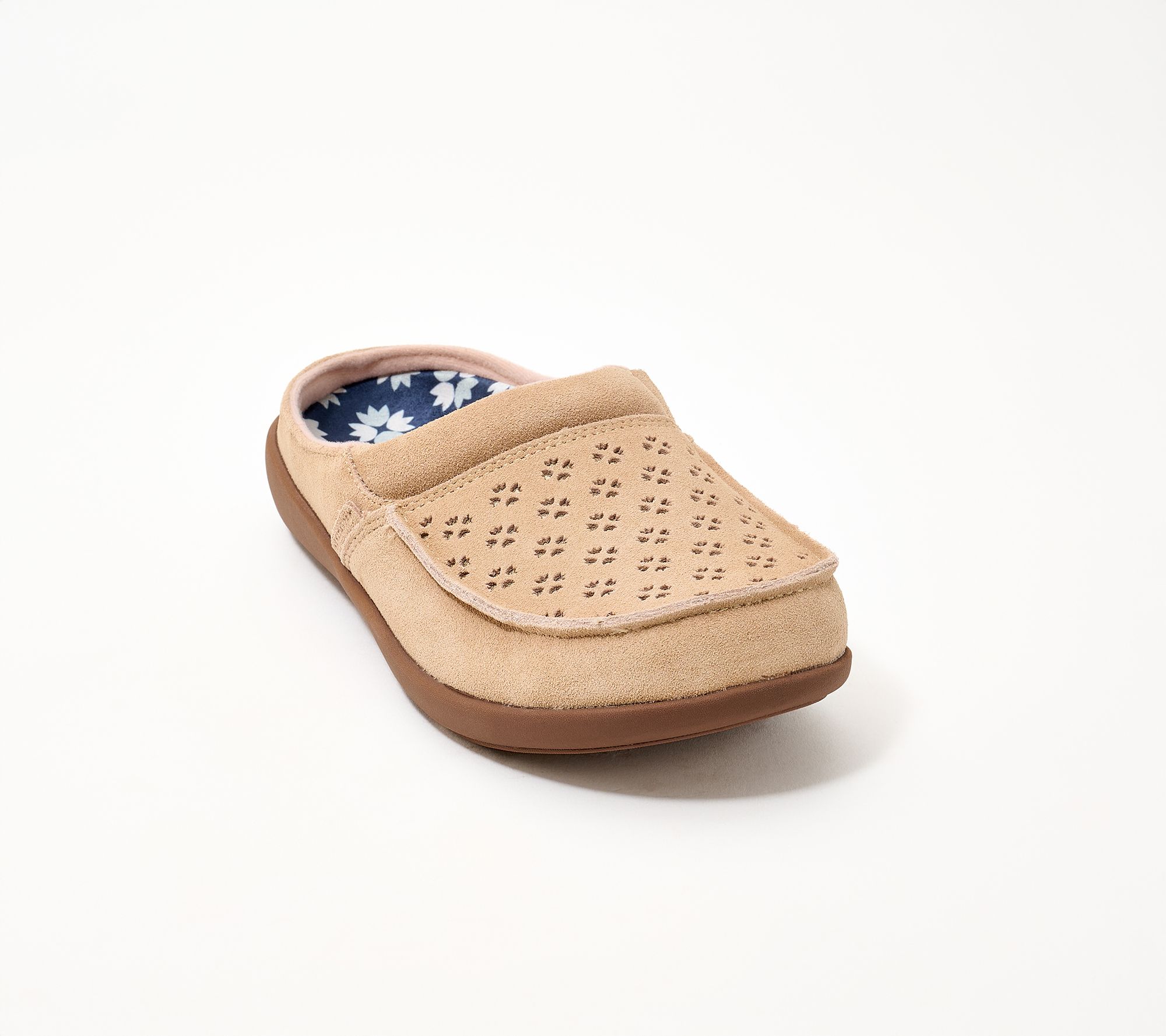 Revitalign Orthotic Suede Inlay Mules - Siesta Celebrate