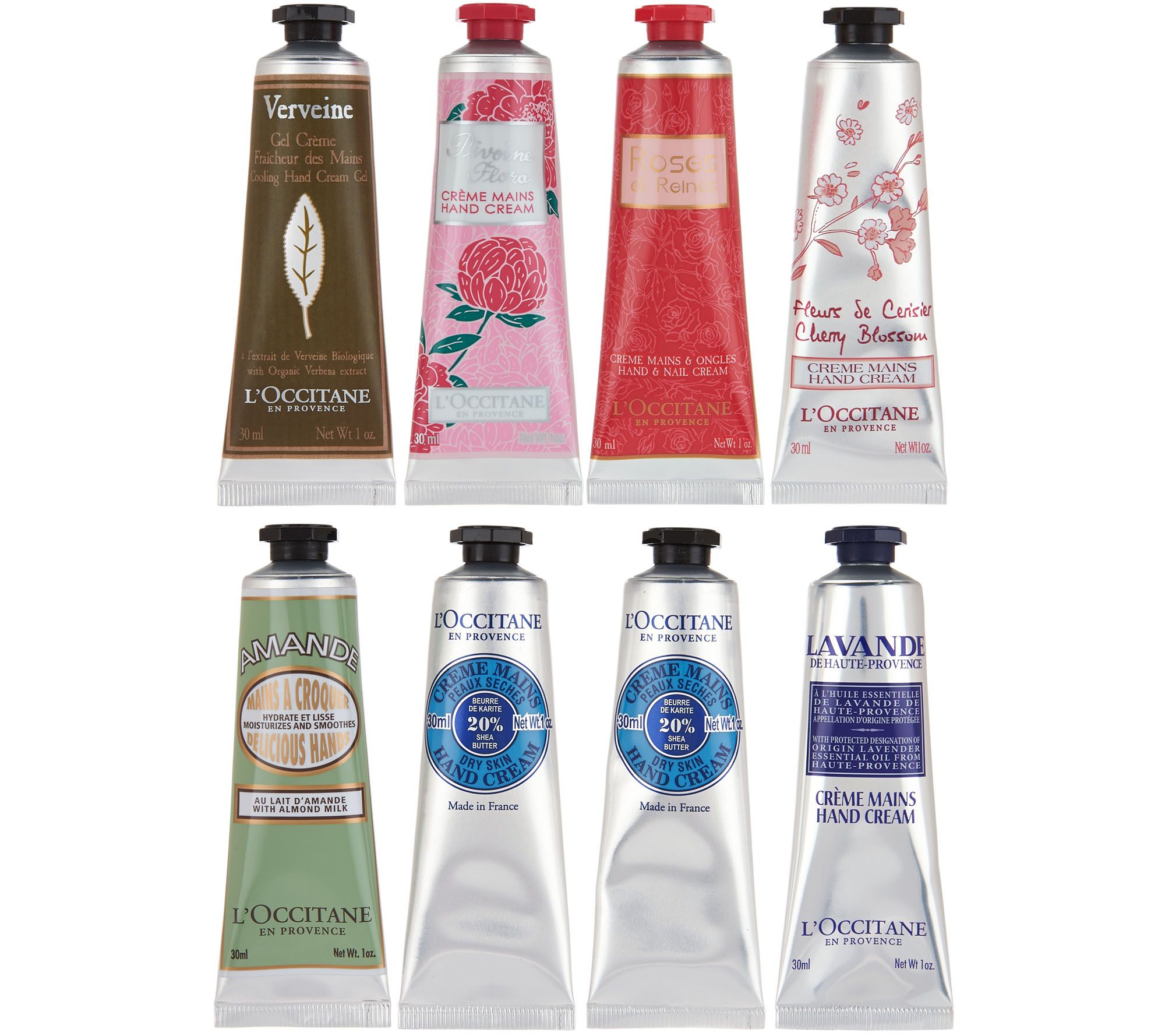 L'Occitane Set of 8 Hand Creams Ornaments