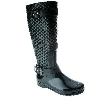 Spring Step Zephyr Rubber Rain Boots - Page 1 — QVC.com
