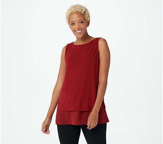 Every Day by Susan Graver Petite Liquid Knit Tunic