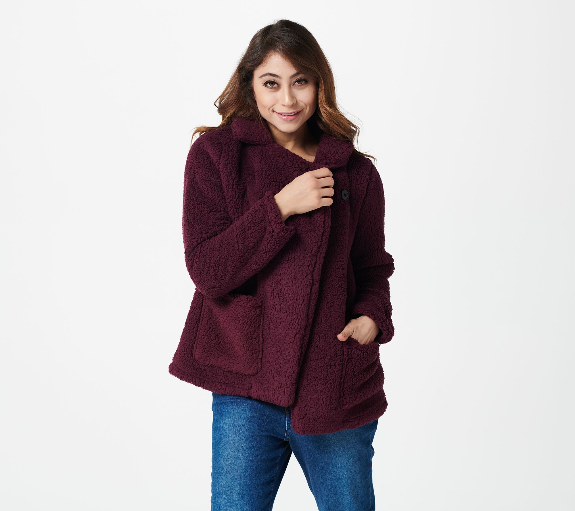 Sherpa wrap outlet cardigan