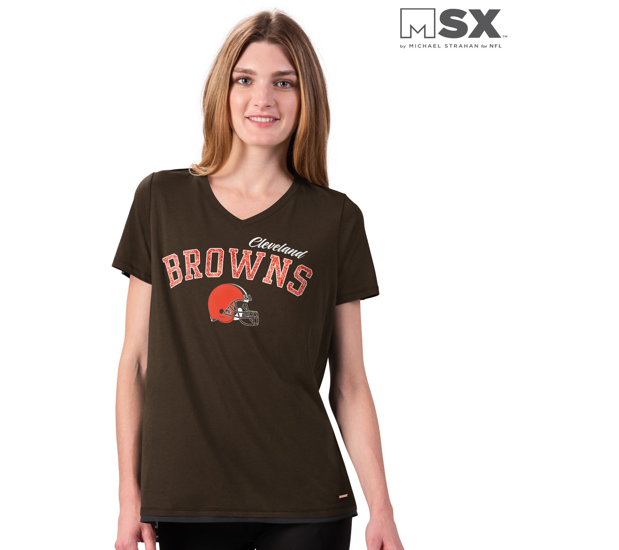 : MSX by Michael Strahan Men's Brown Cleveland Browns