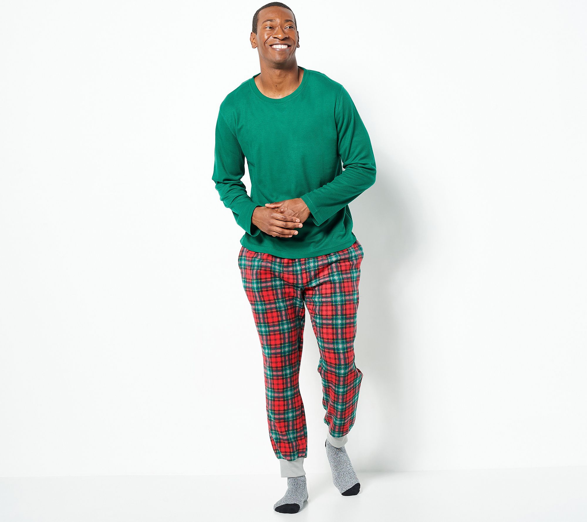 Qvc men's online pajamas