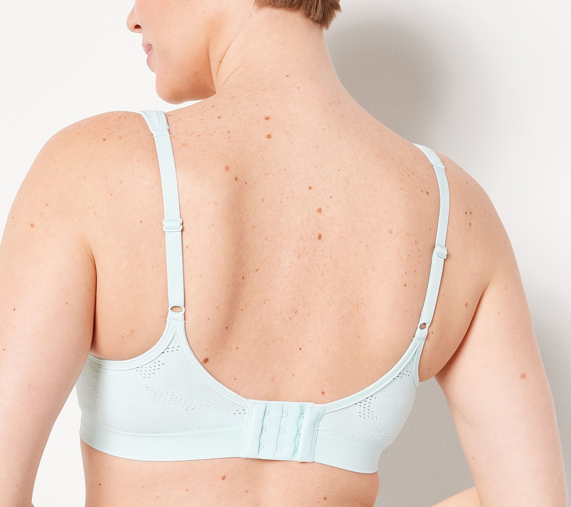 Barely Breezies Front Closure Seamless Modesty Bra with Shawn