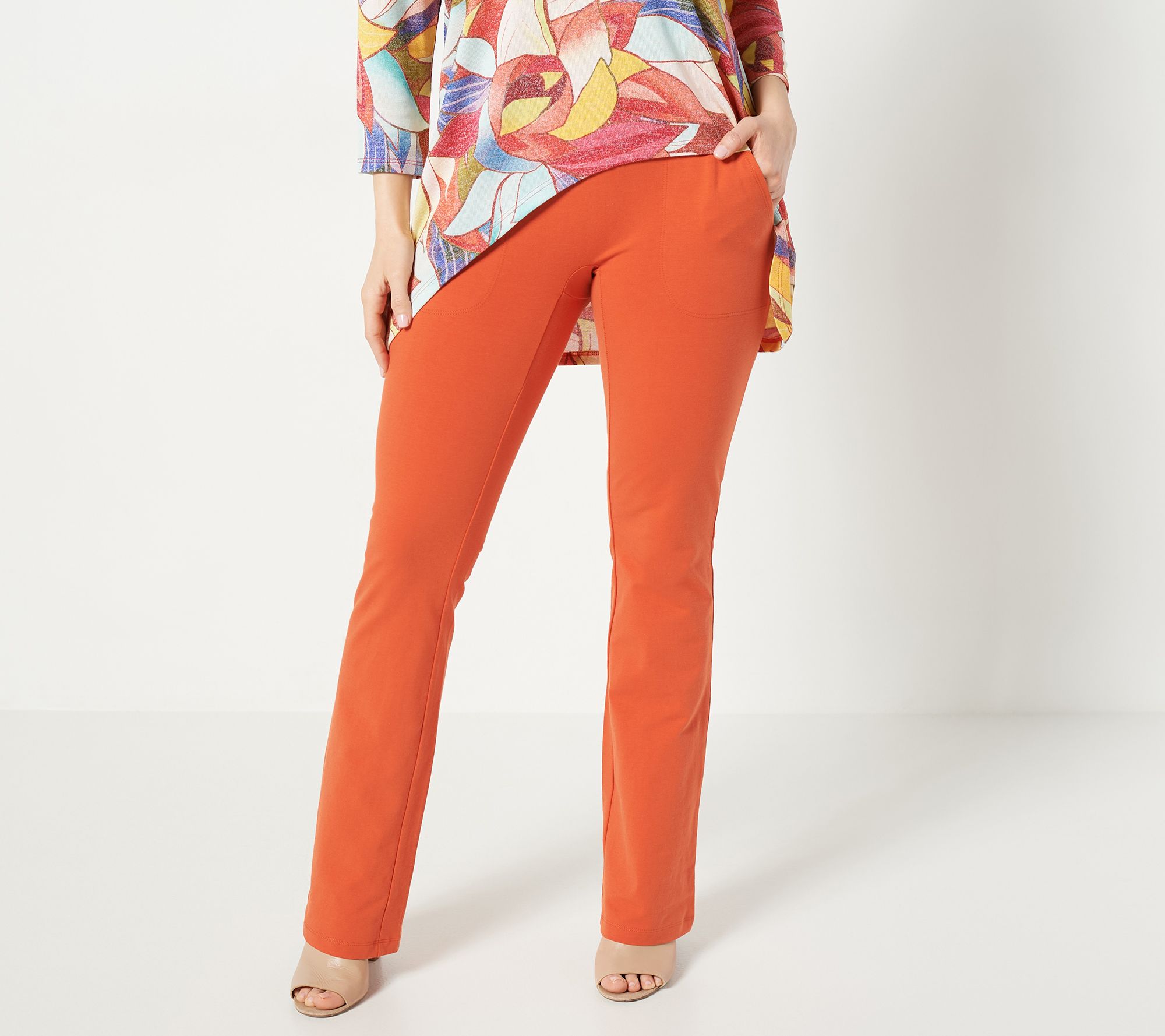 Women with Control Tall SMOOTH & SLEEK La Petite Bell Pants
