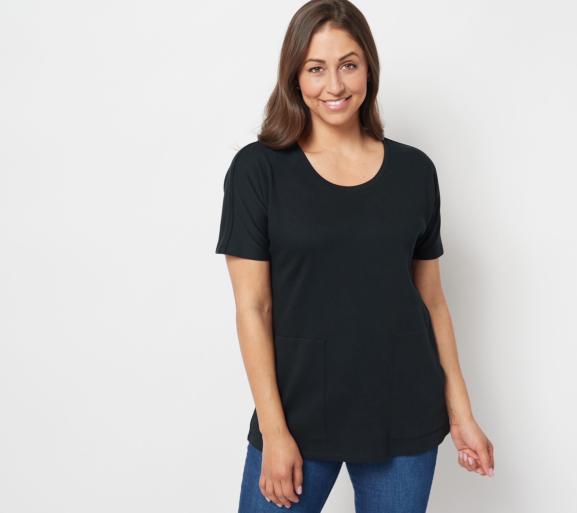 Isaac Mizrahi Live! Essentials Scoop Neck Tunic