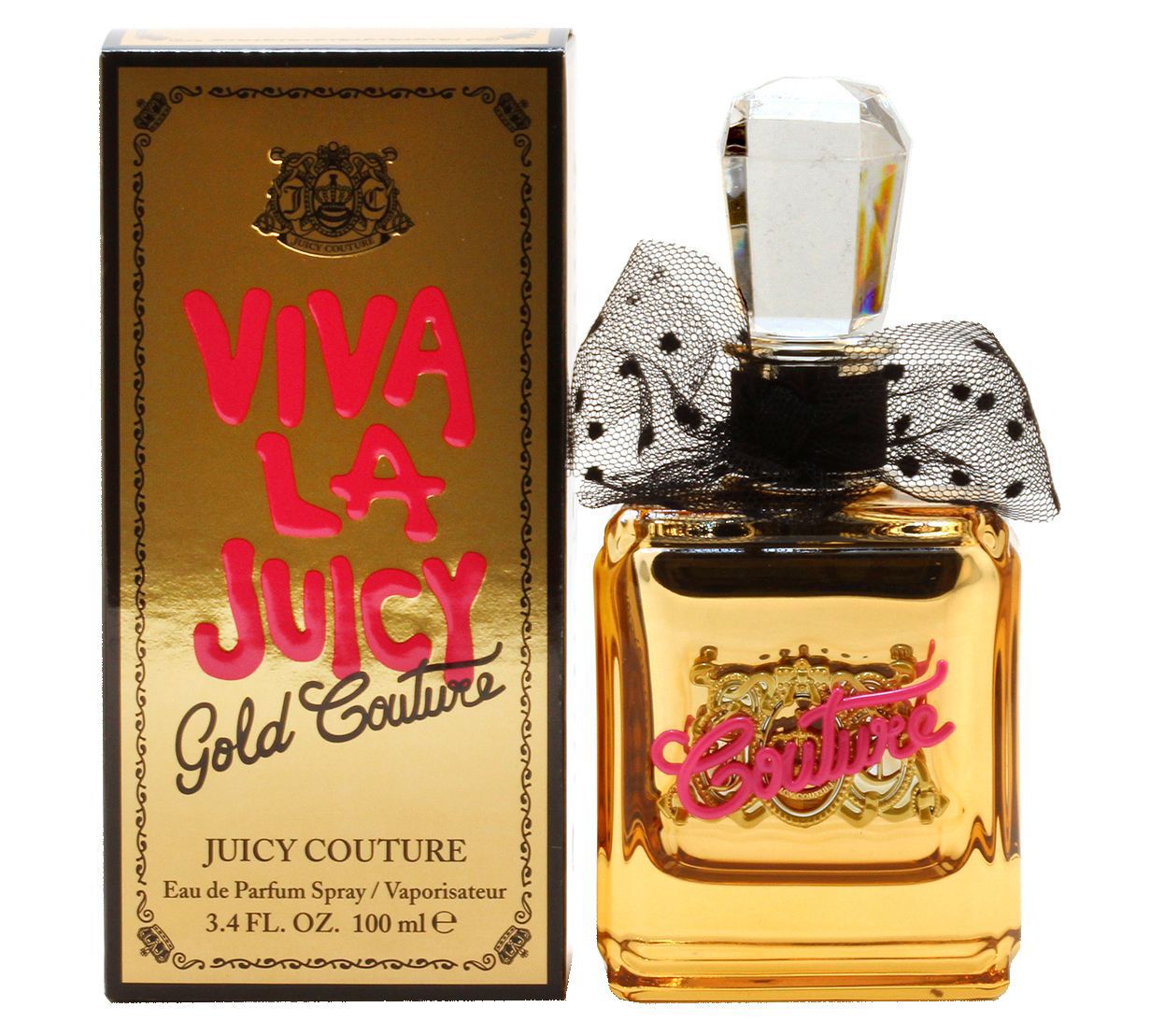 Viva La Juicy Gold Couture Eau de Parfum 3.4 ozSpray - Ladies - QVC.com