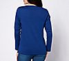 Quacker Factory Holiday Elegance Long-Sleeve Top, 1 of 3