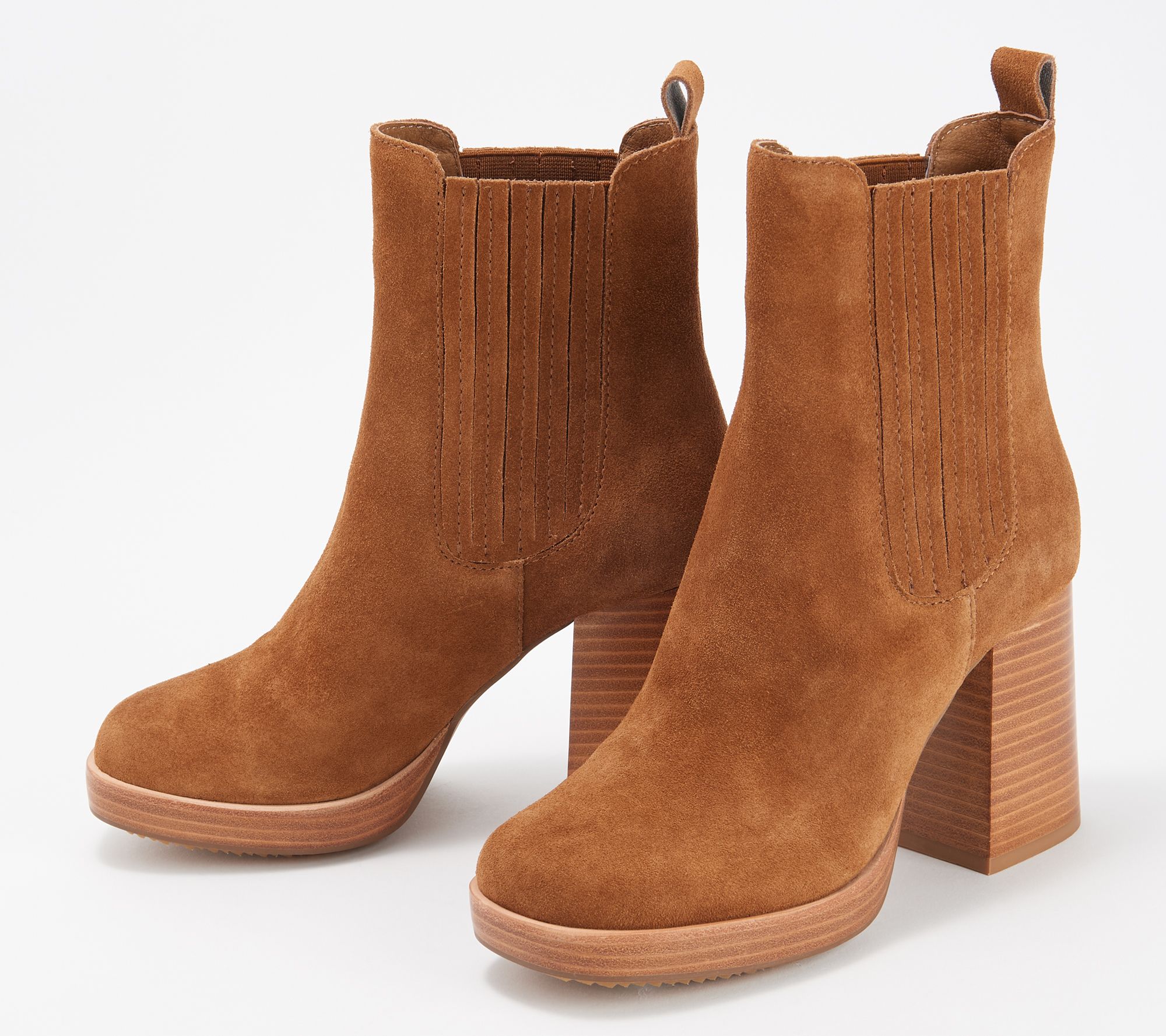 As Is Kelsi Dagger Suede Mid Boots - Racer