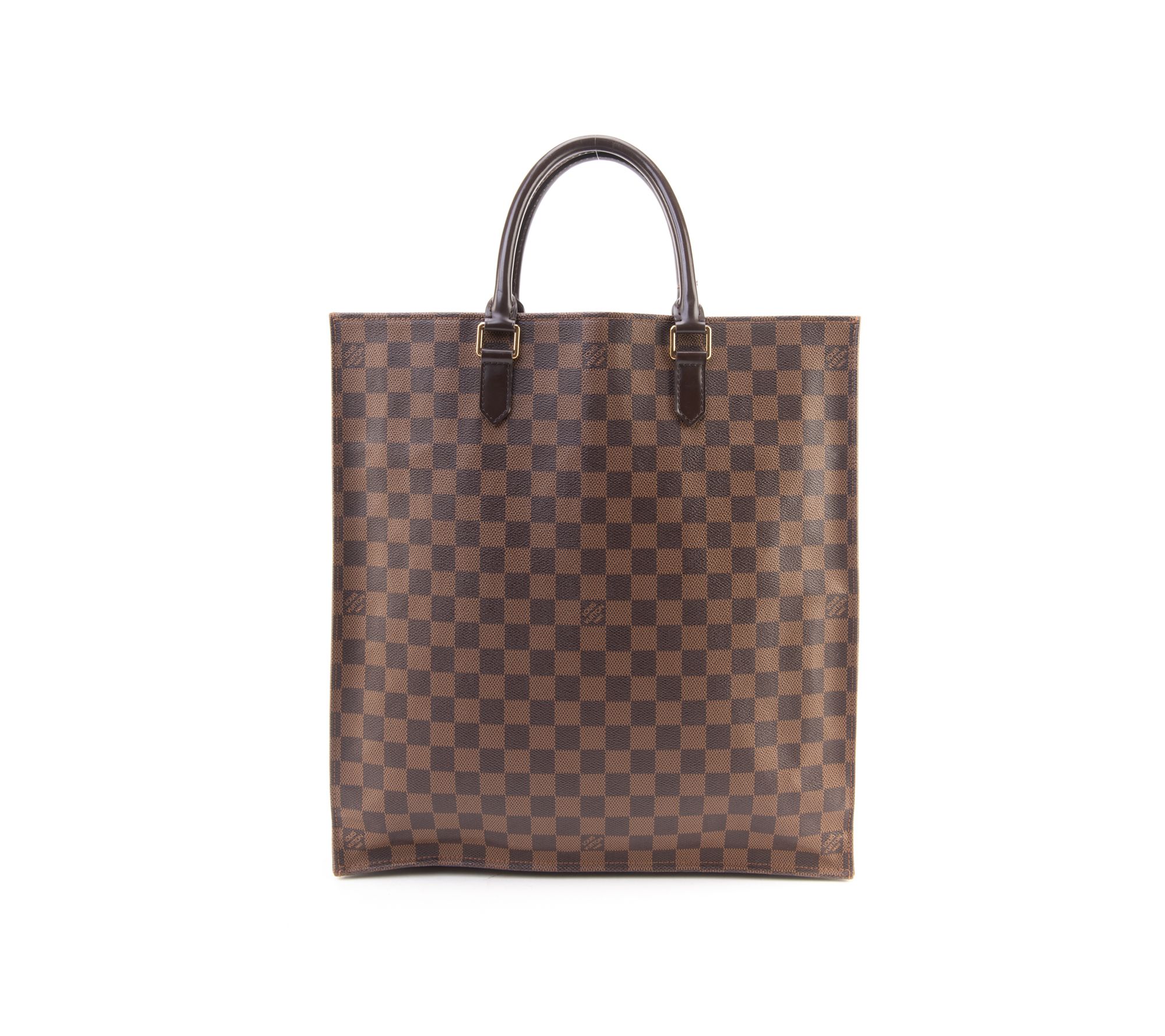 Louis Vuitton Sac Plat Leather Exterior Tote Bags & Handbags for