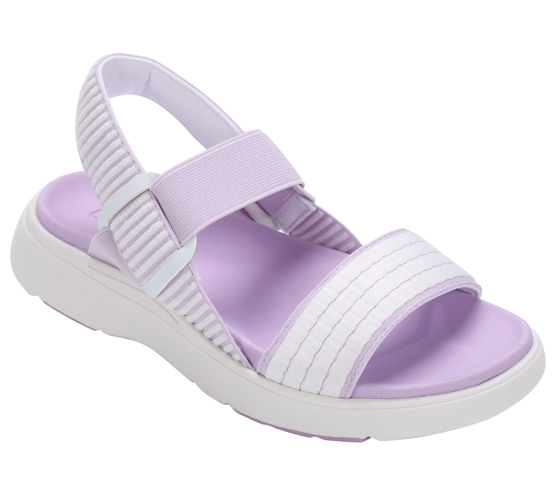 Lamo Elastic Knit Pull-On Strap Sandals - Summer