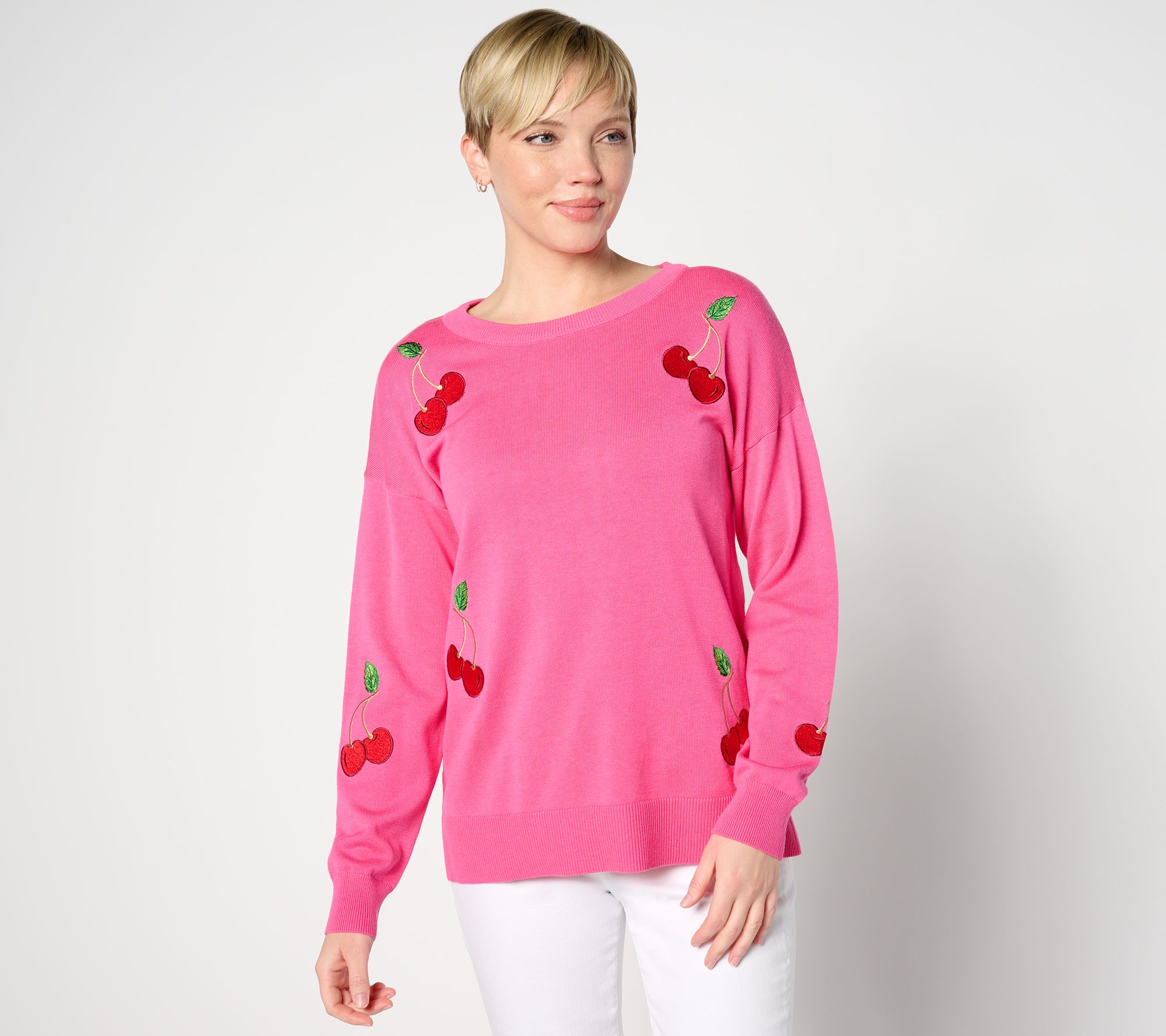 "As Is" Belle by Kim Gravel Fruit Salad Summer Sweater