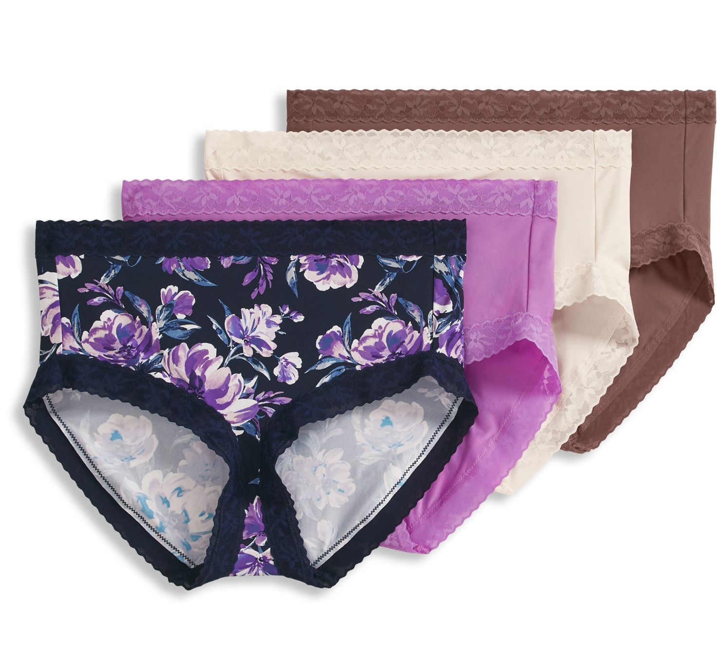 Jockey Micro Stretch Lace Brief Panty Set of 4