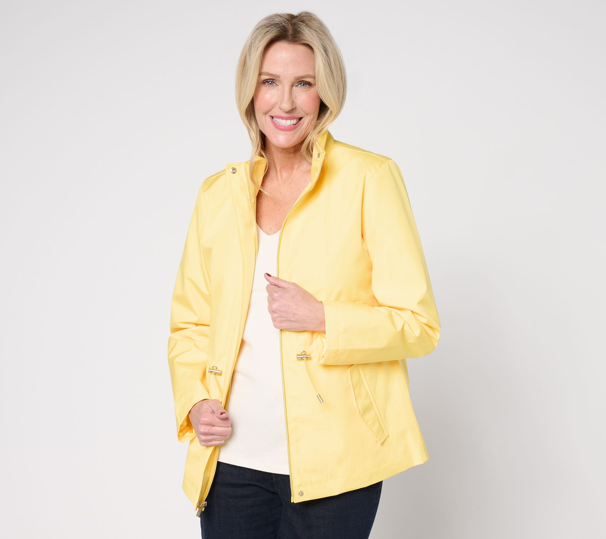 Susan Graver Water Resistant Anorak Jacket