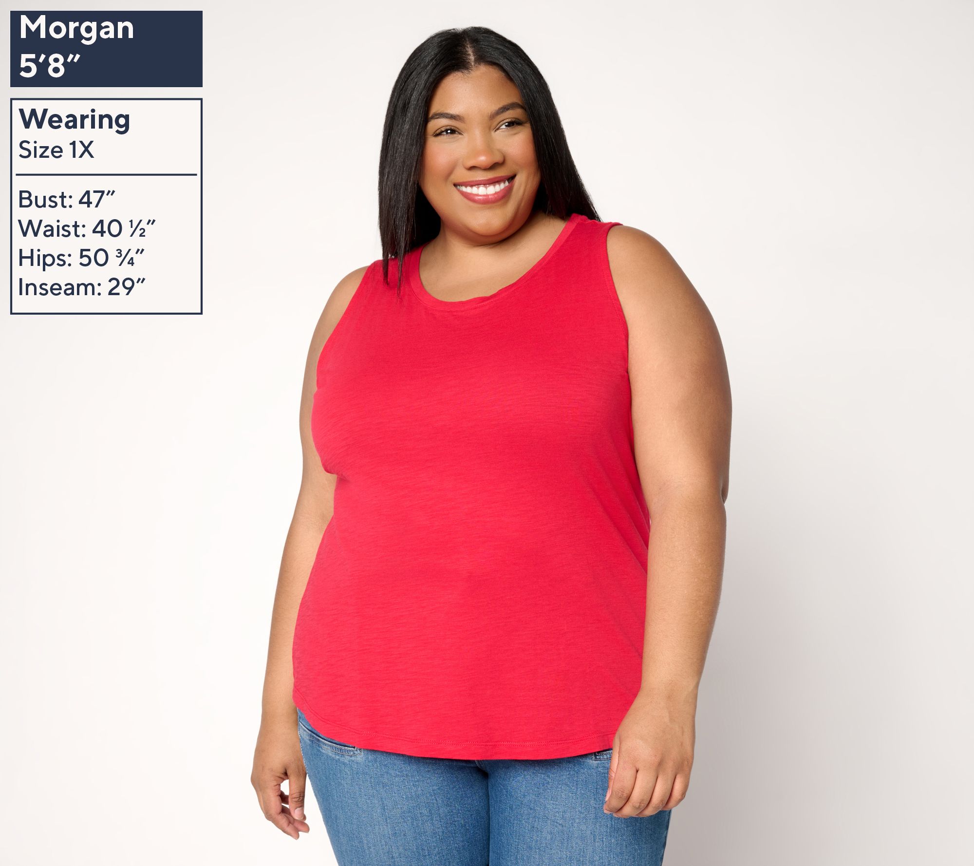 Belle by Kim Gravel Slub Knit Set of 2 Tanks - QVC.com