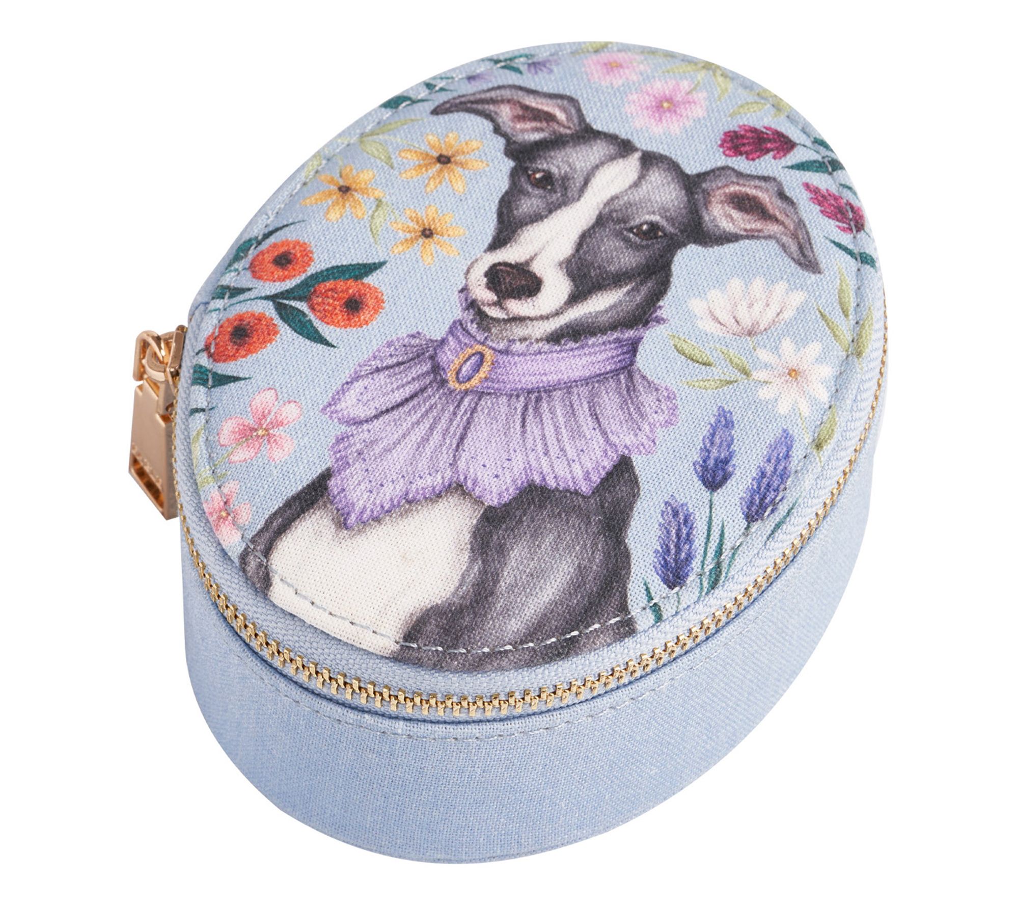 Fable England Catherine Rowe Pet Portraits OvalJewelry Box