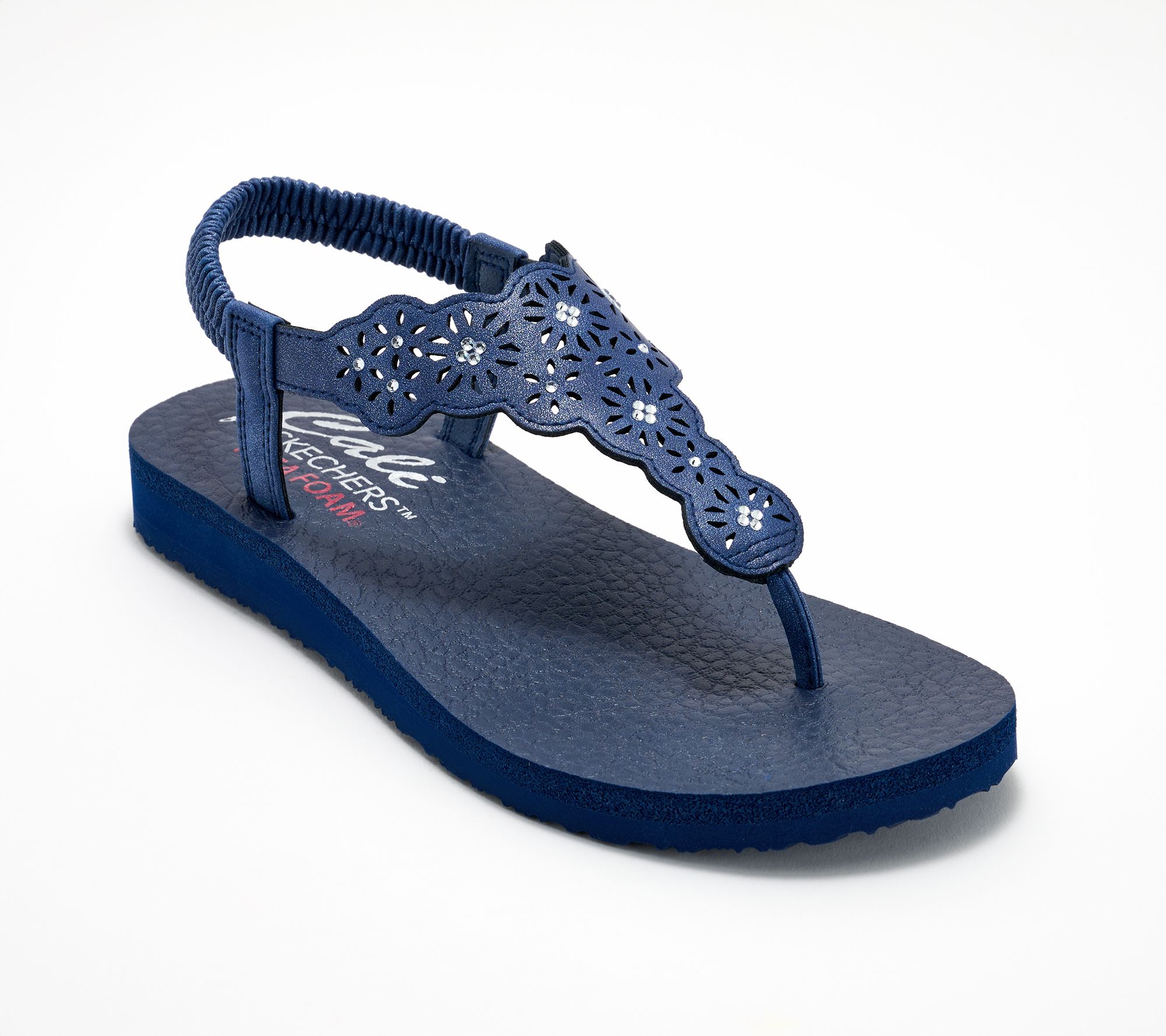Skechers Cali Meditation Vegan Slingback Thong Sandals - Bliss Bay