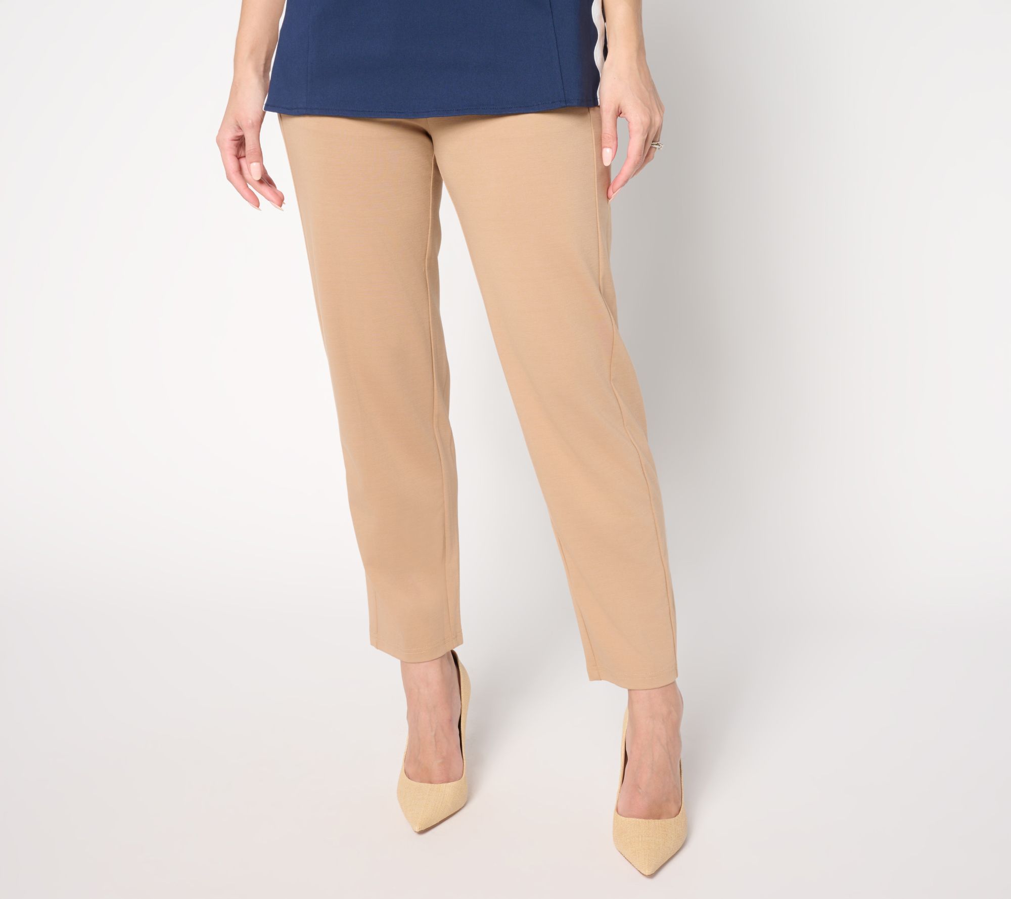 by Stacy London Regular Lightweight Ponte Lantern Pant