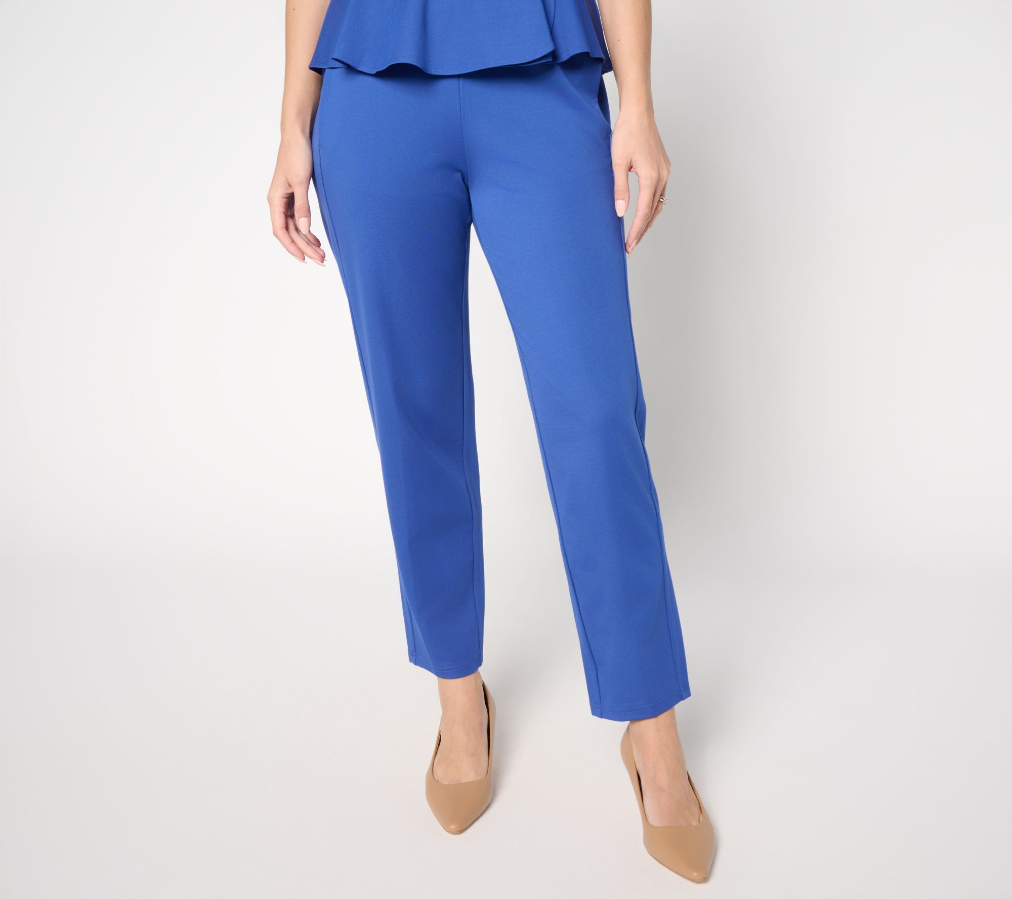 by Stacy London Regular Lightweight Ponte Lantern Pant
