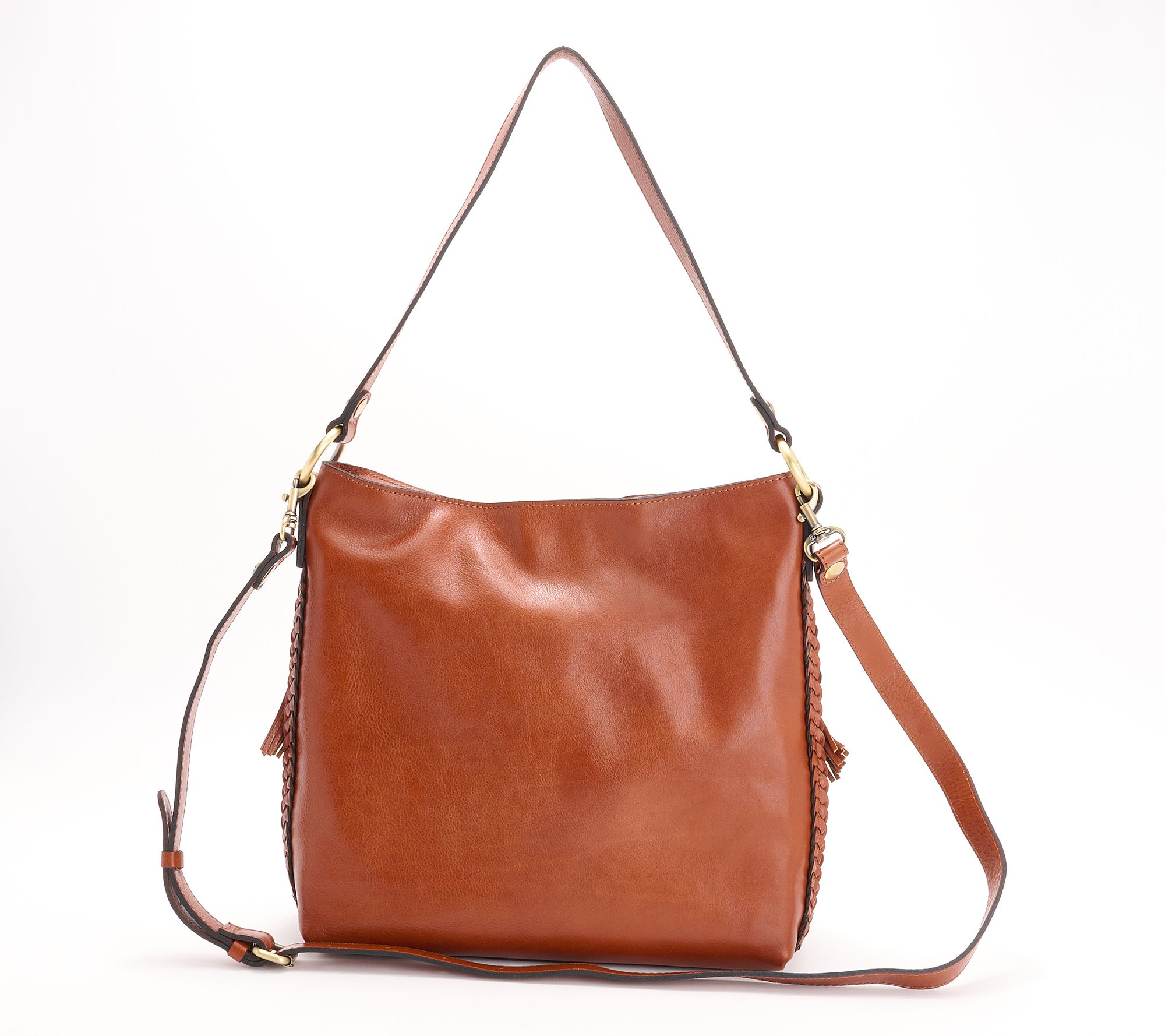 "As Is" Patricia Nash Leather Kalispell Hobo Bag - QVC.com