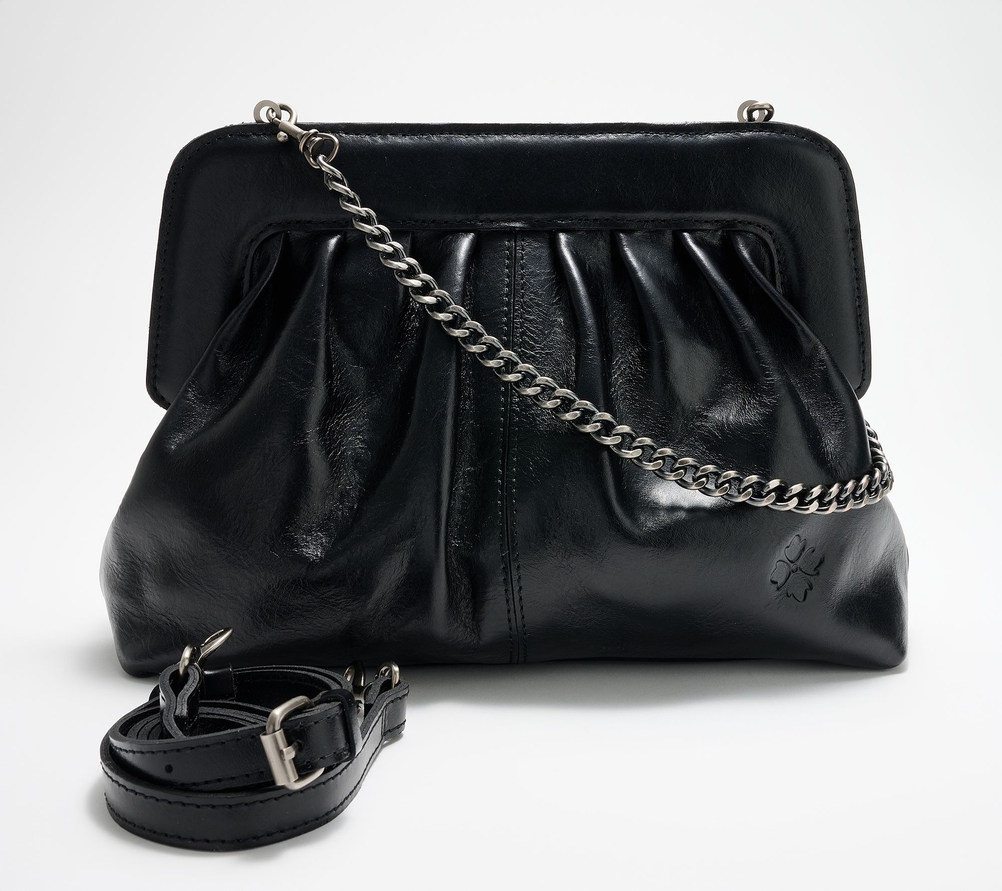 Patricia Nash Zelia Leather Frame Clutch