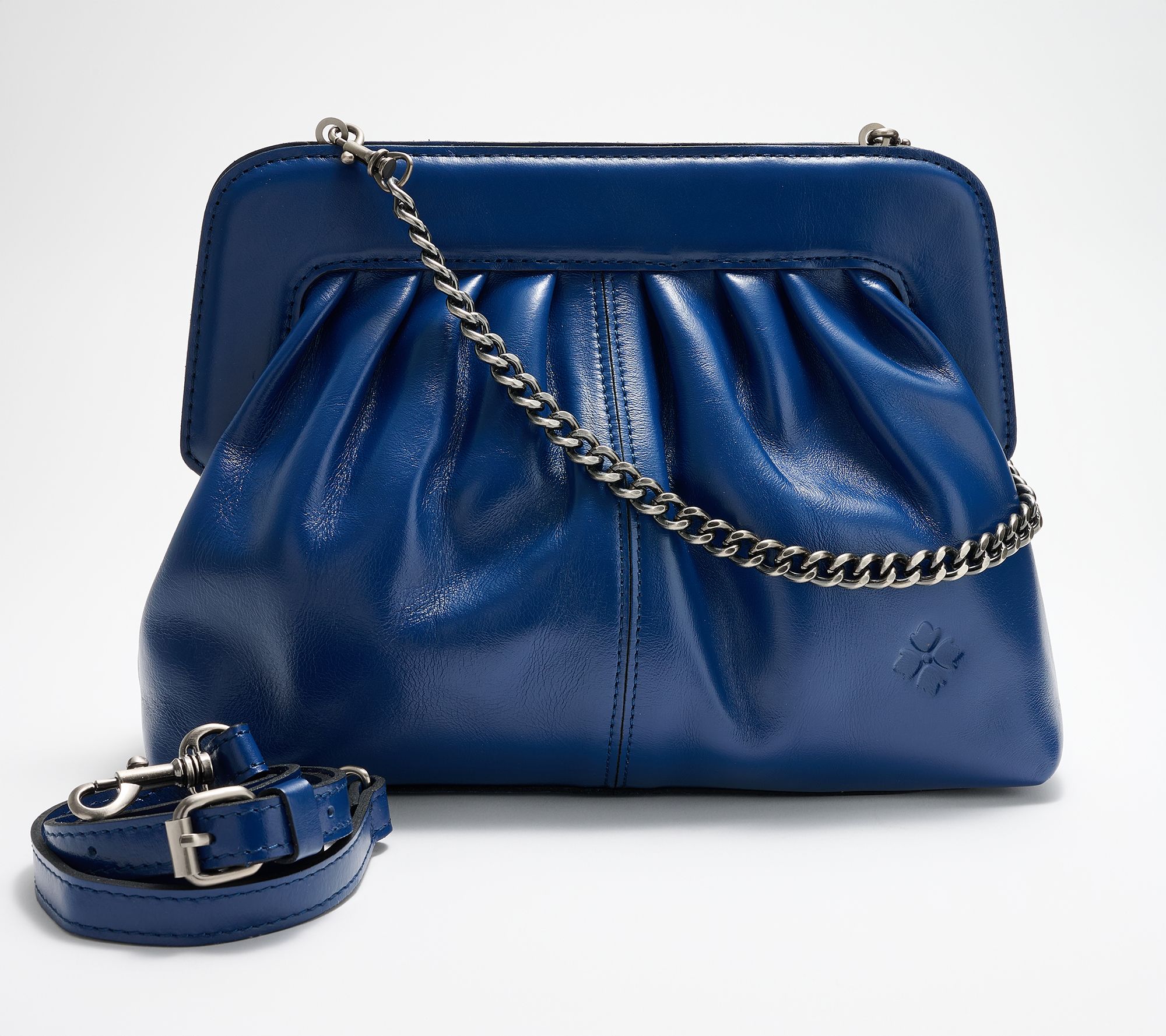 Patricia Nash Zelia Leather Frame Clutch