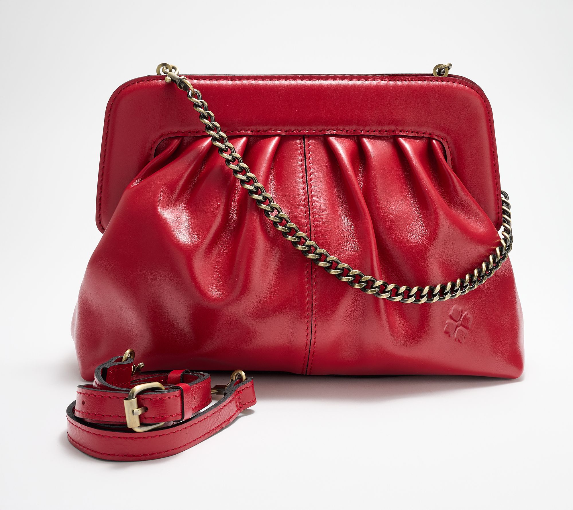 Patricia Nash Zelia Leather Frame Clutch