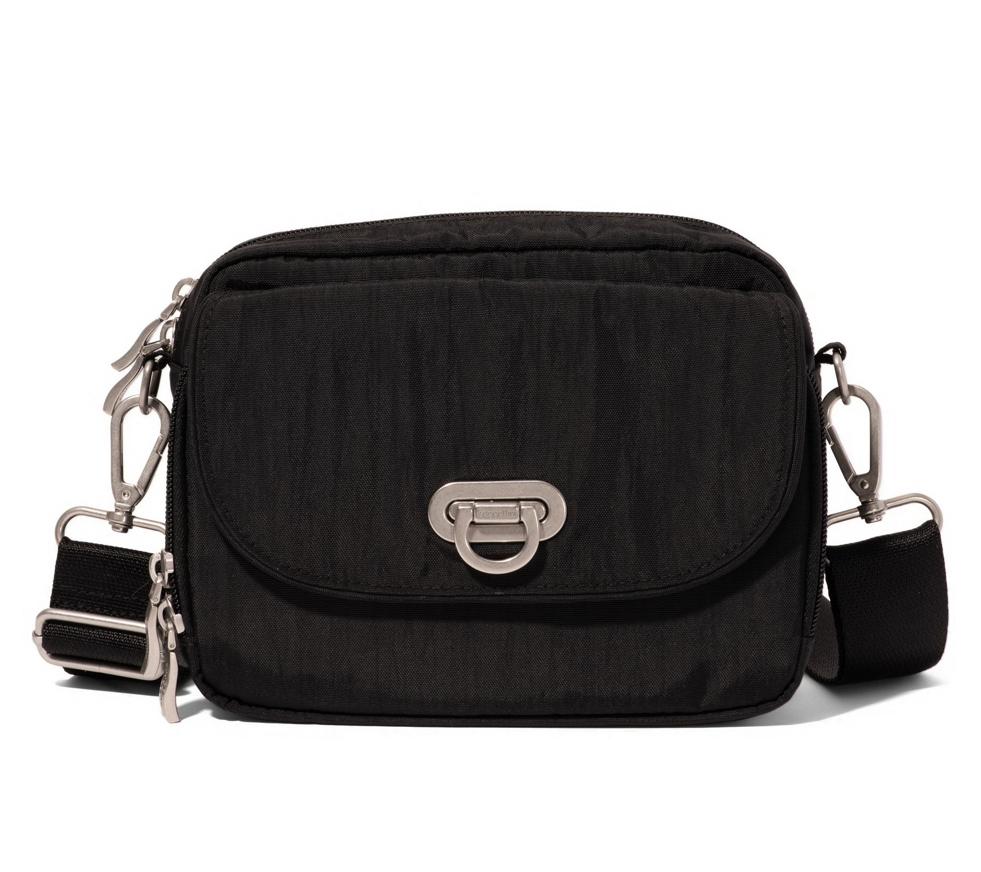 Baggallini Coastal Flip Lock Camera Bag w/Built-In RFID Wallet