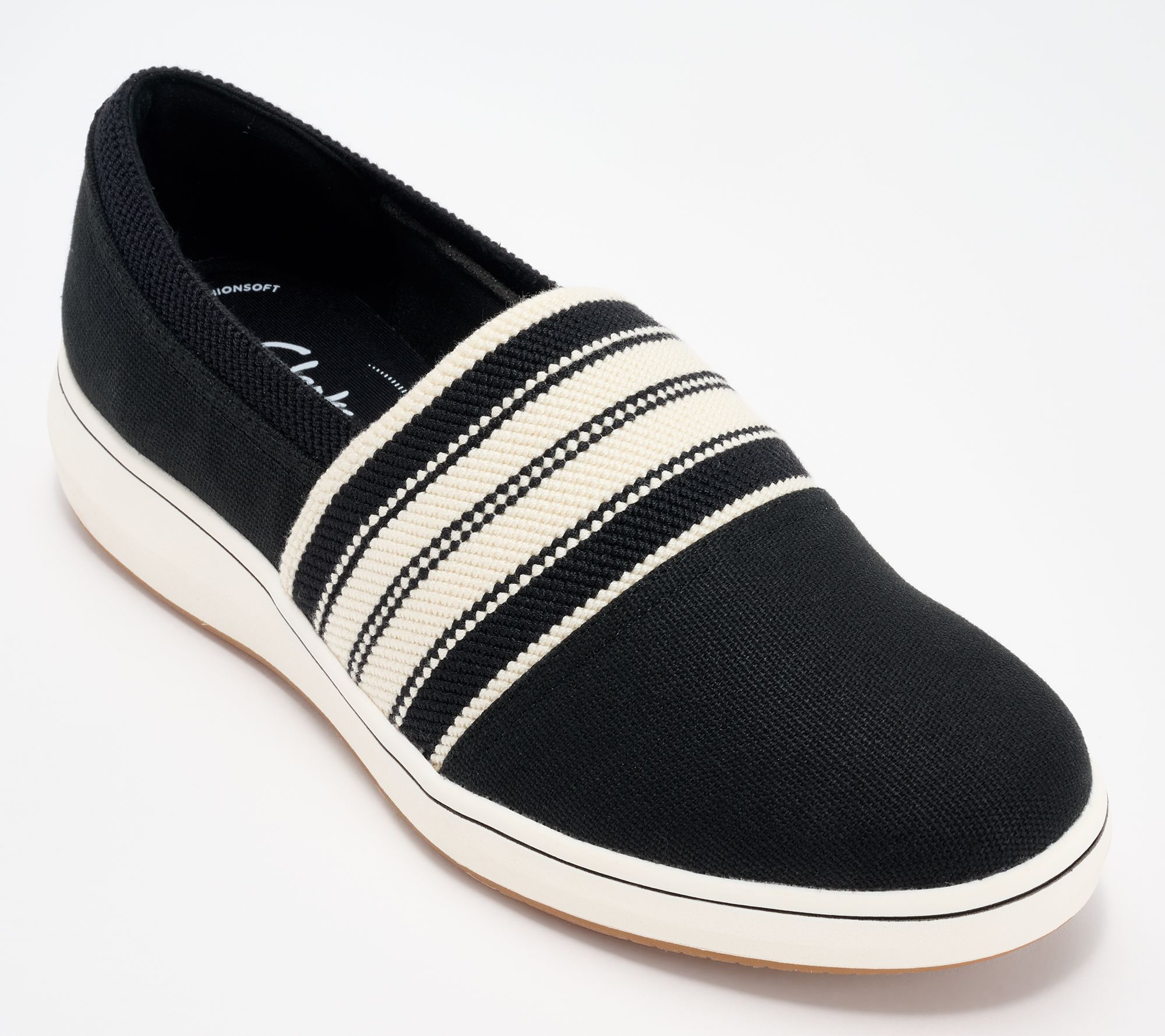 "As Is" Clarks Cloudsteppers Washable Slip-Ons- BreezySky Mist