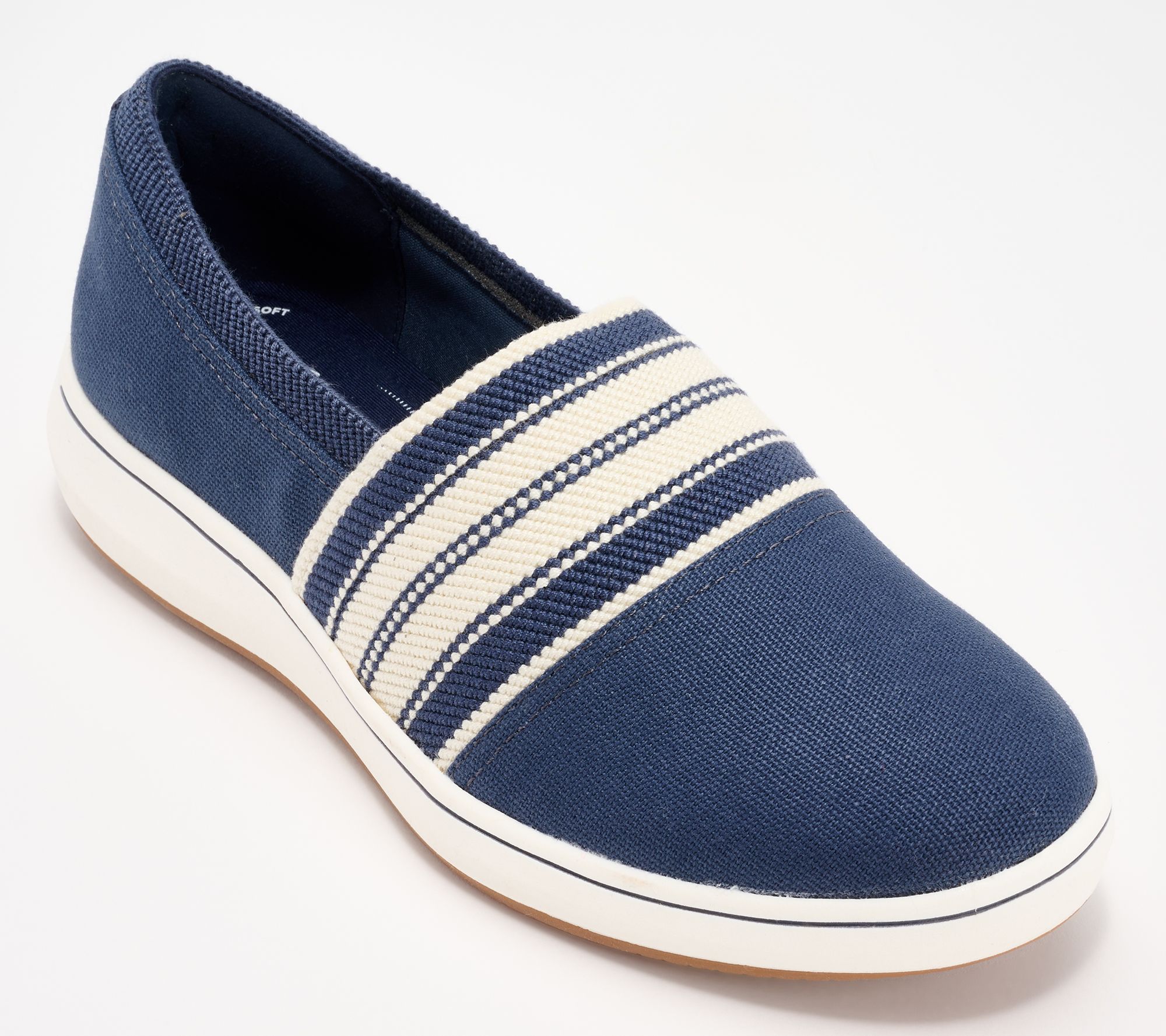 "As Is" Clarks Cloudsteppers Washable Slip-Ons- BreezySky Mist