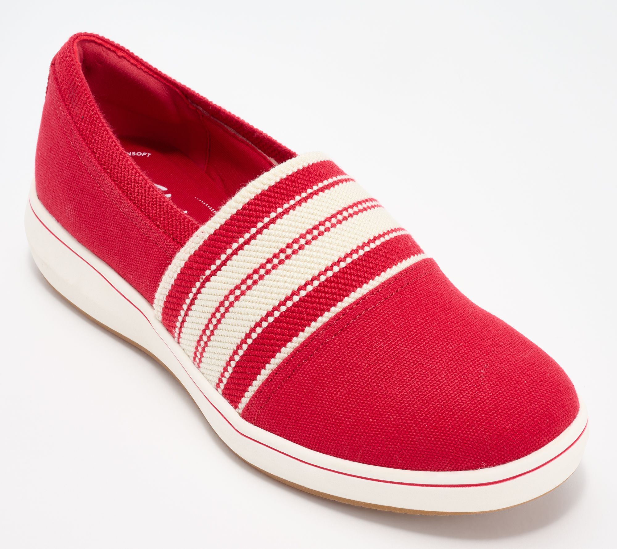 "As Is" Clarks Cloudsteppers Washable Slip-Ons- BreezySky Mist