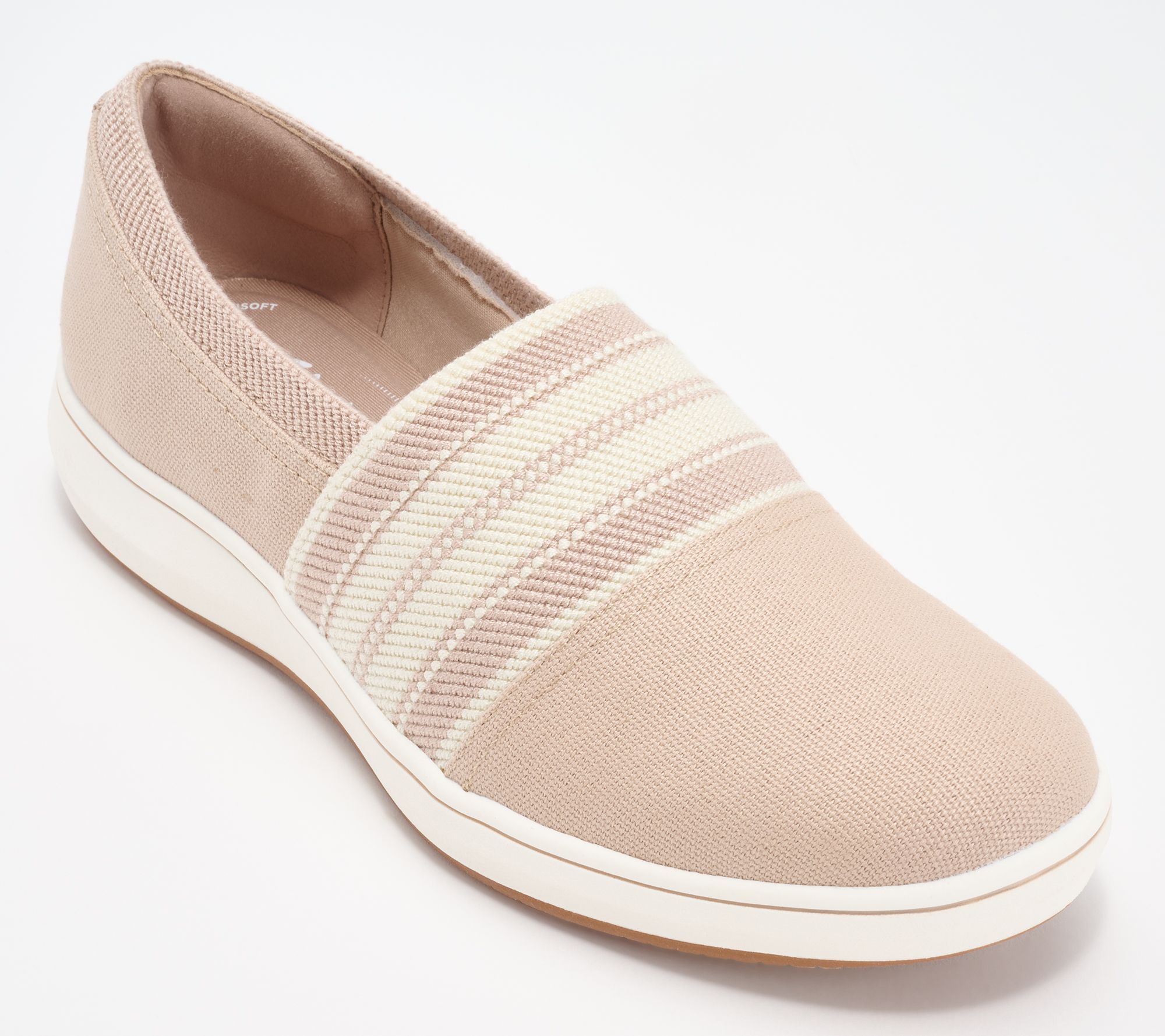 "As Is" Clarks Cloudsteppers Washable Slip-Ons- BreezySky Mist