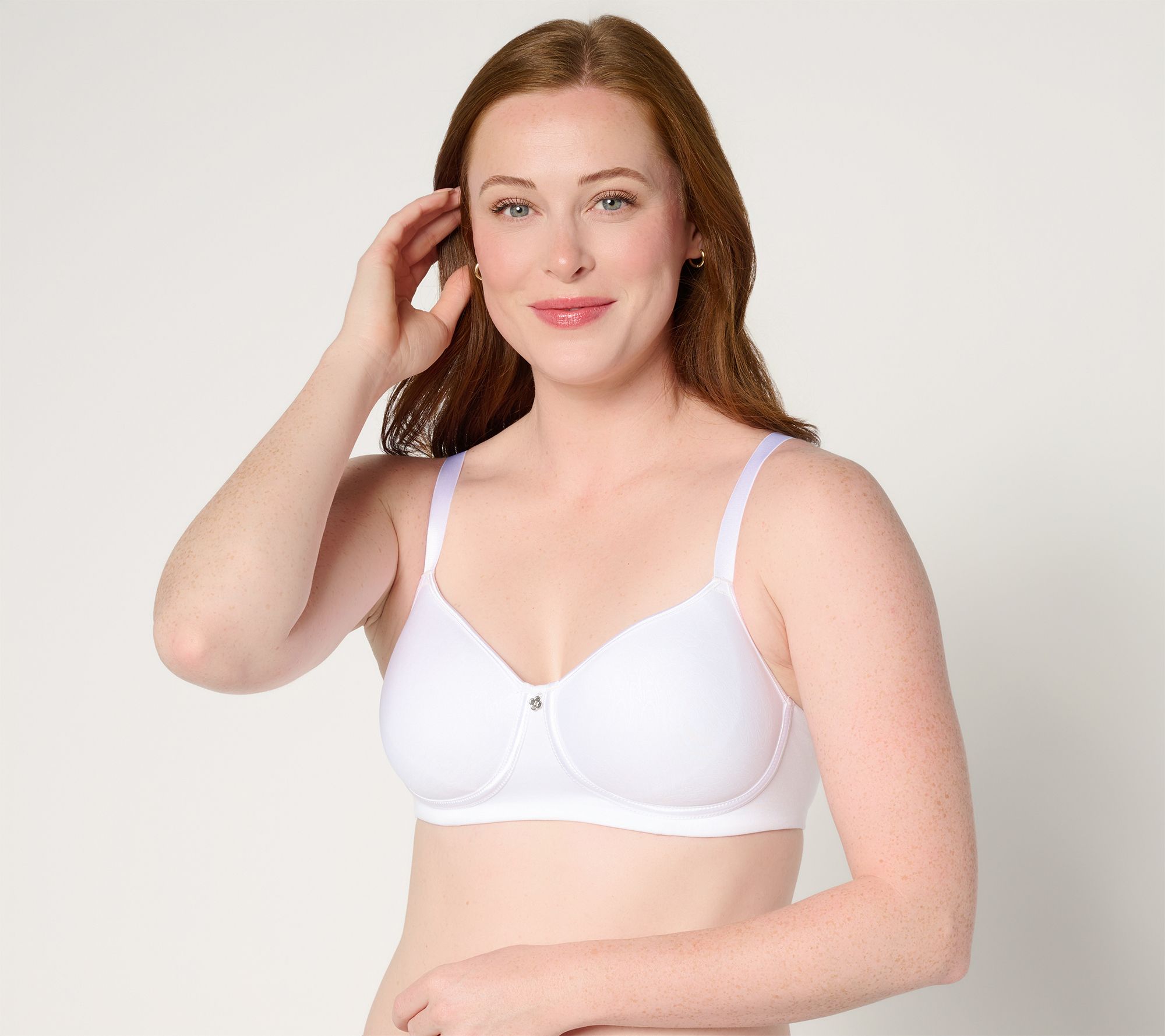 "As Is" Breezies Featherlite BreatheWirefree T-Shirt Bra