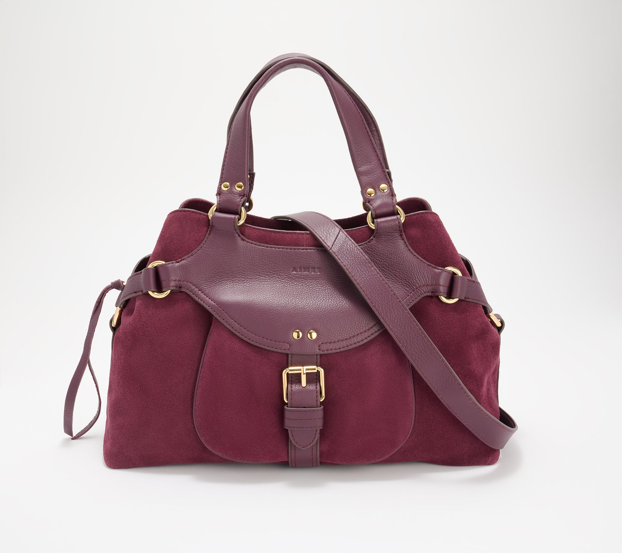 "As Is" Aimee Kestenberg Dash Large Suede Satchel