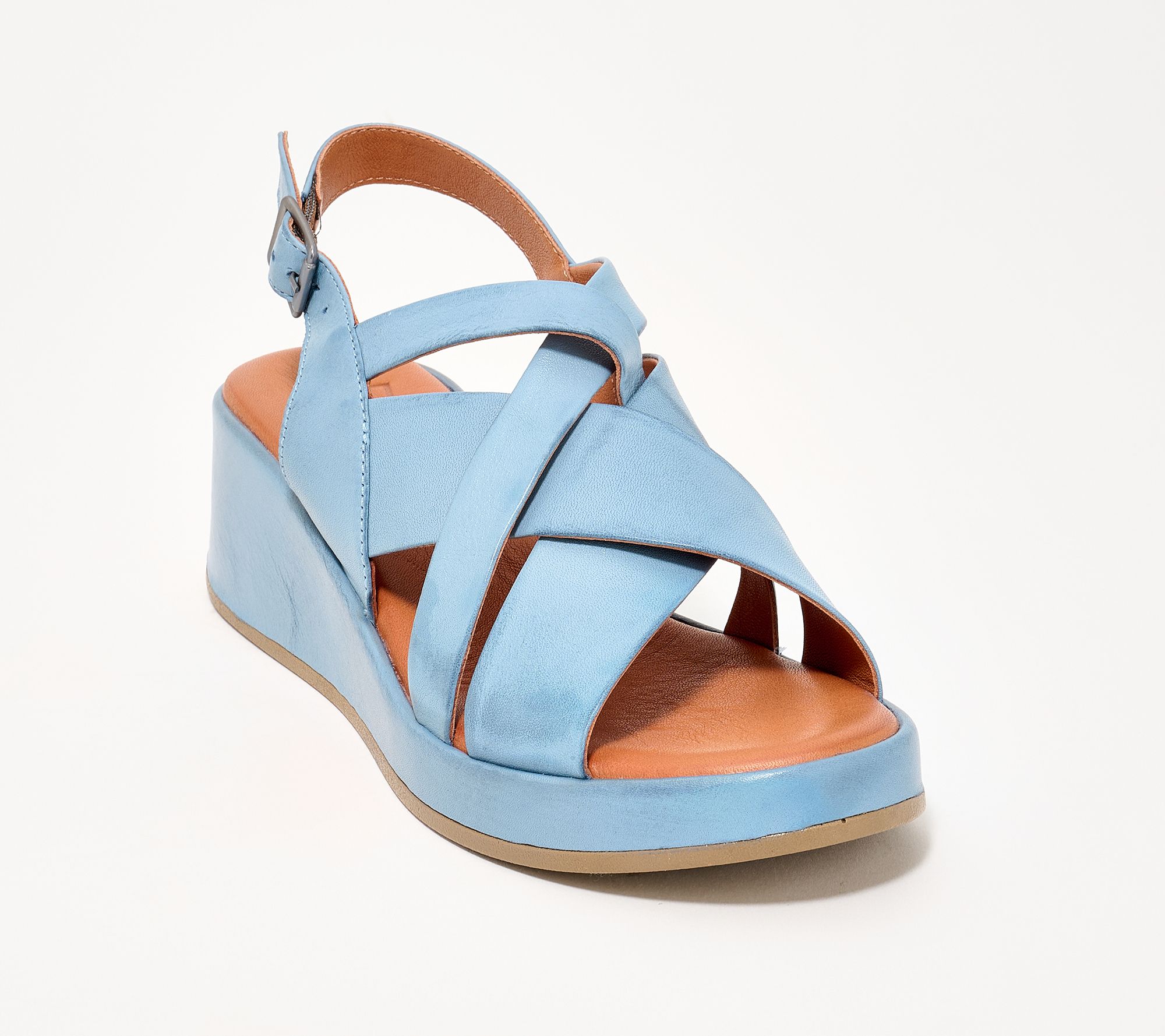 Miz Mooz Leather Adjustable Wedges - Pennie