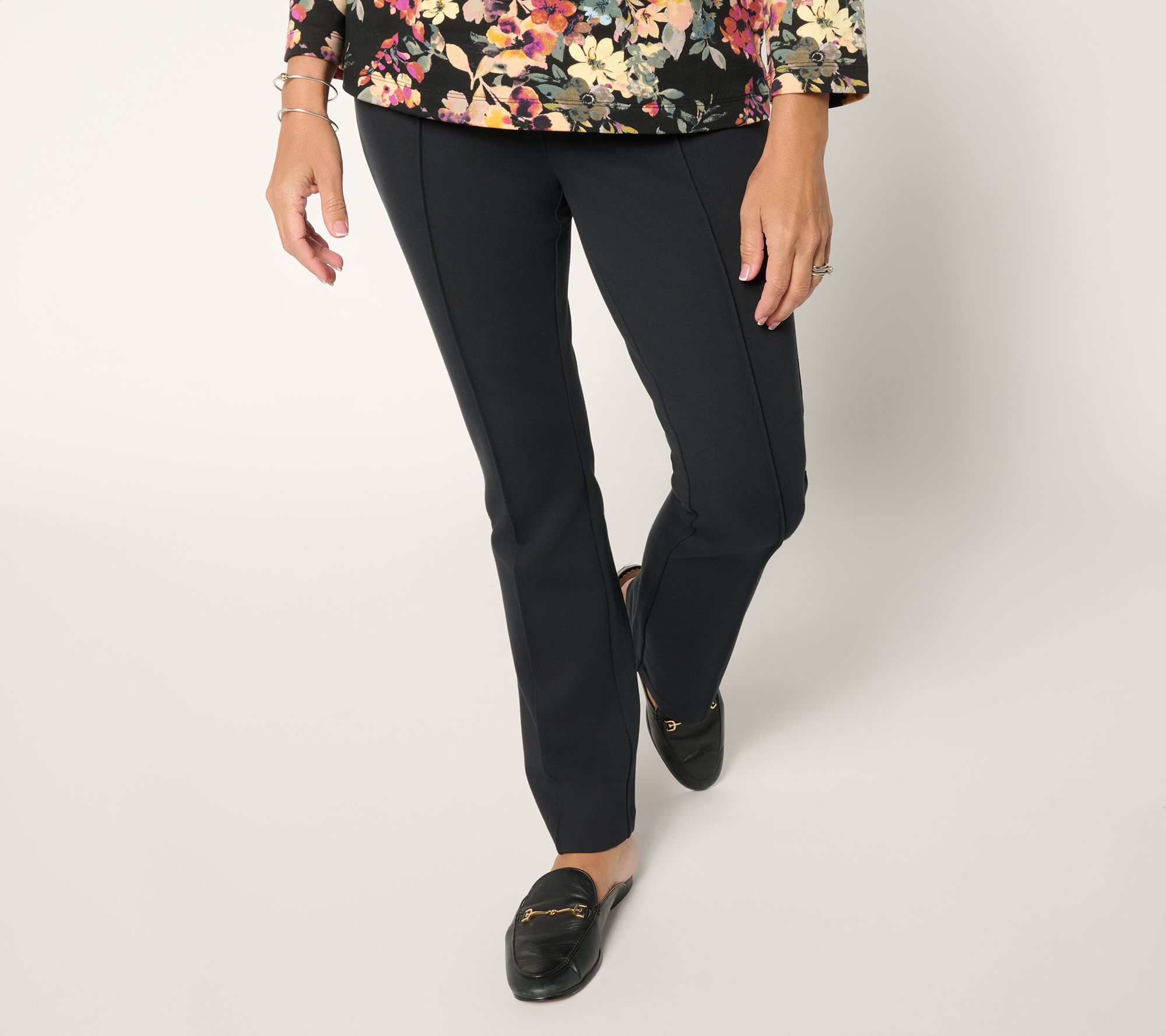 "As Is" Martha Stewart Signature Tall Knit Ponte Ankle Pants