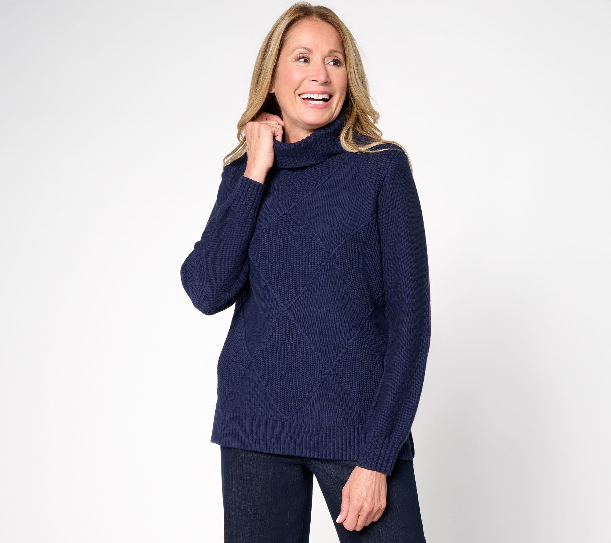 "As Is" Belle by Kim Gravel Diamond Shaker & Jersey Sweater