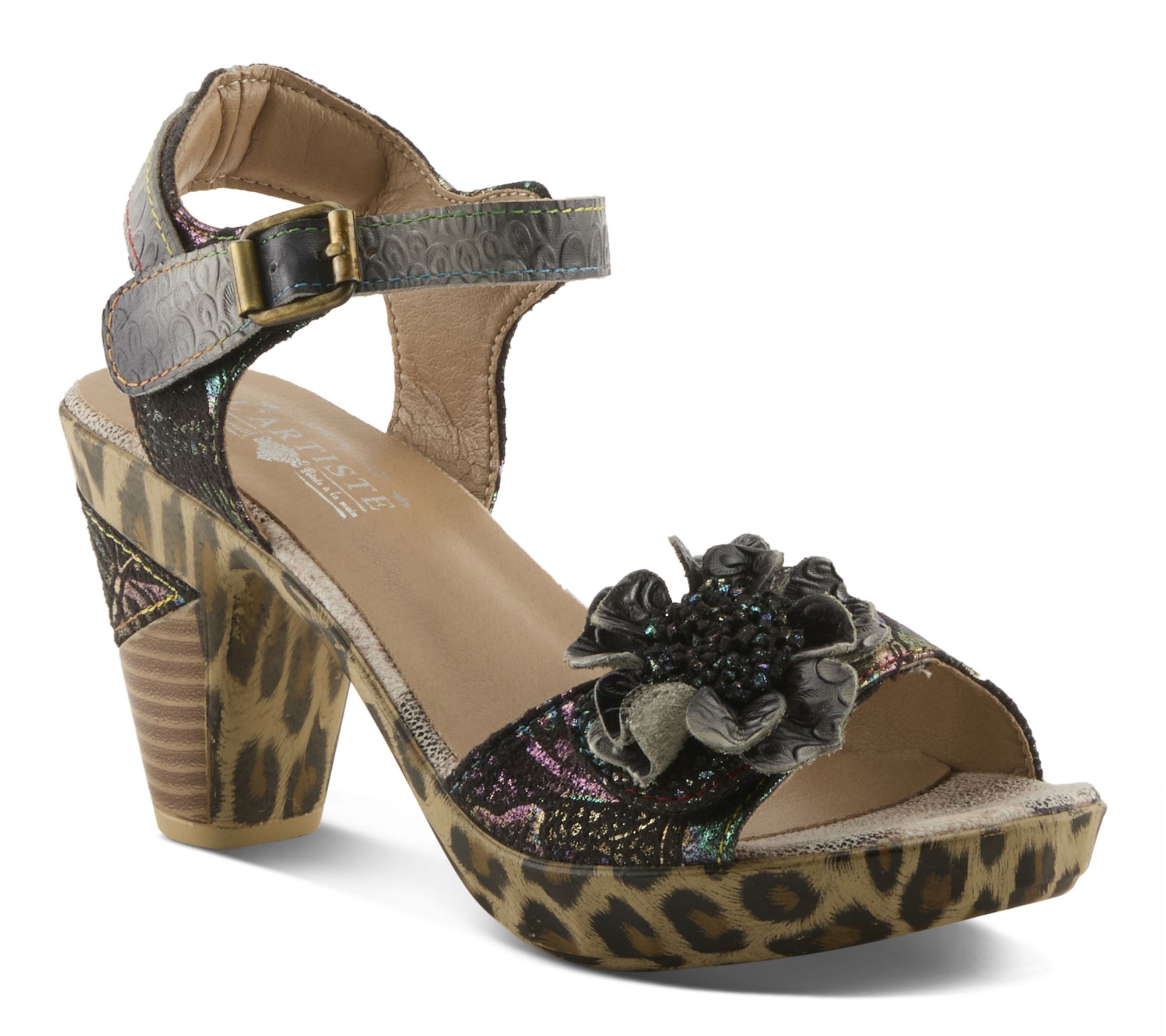 L'Artiste by Spring Step Ankle Strap Sandal - Wildcat