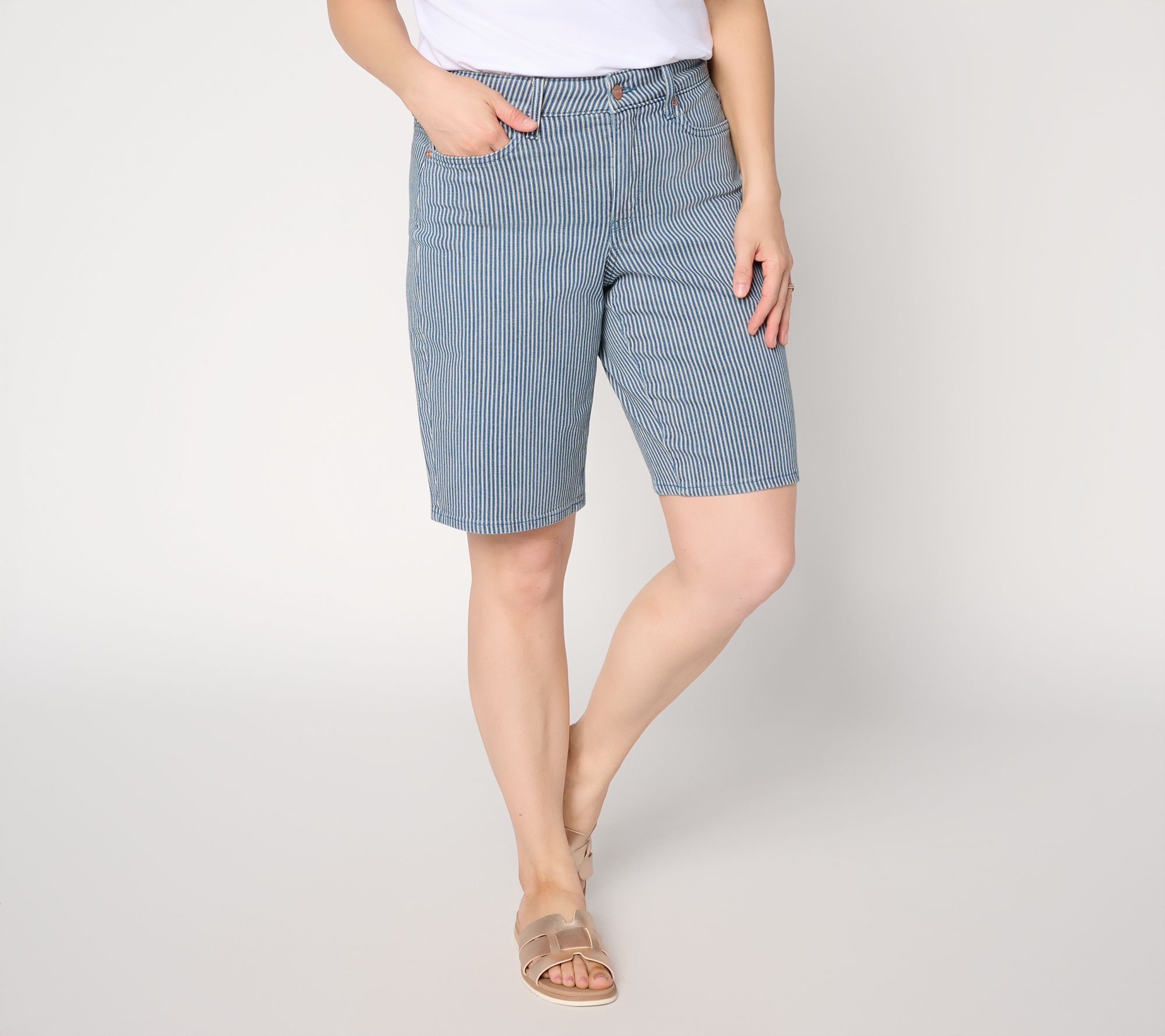 "As Is" NYDJ Relaxed Lilly Shorts