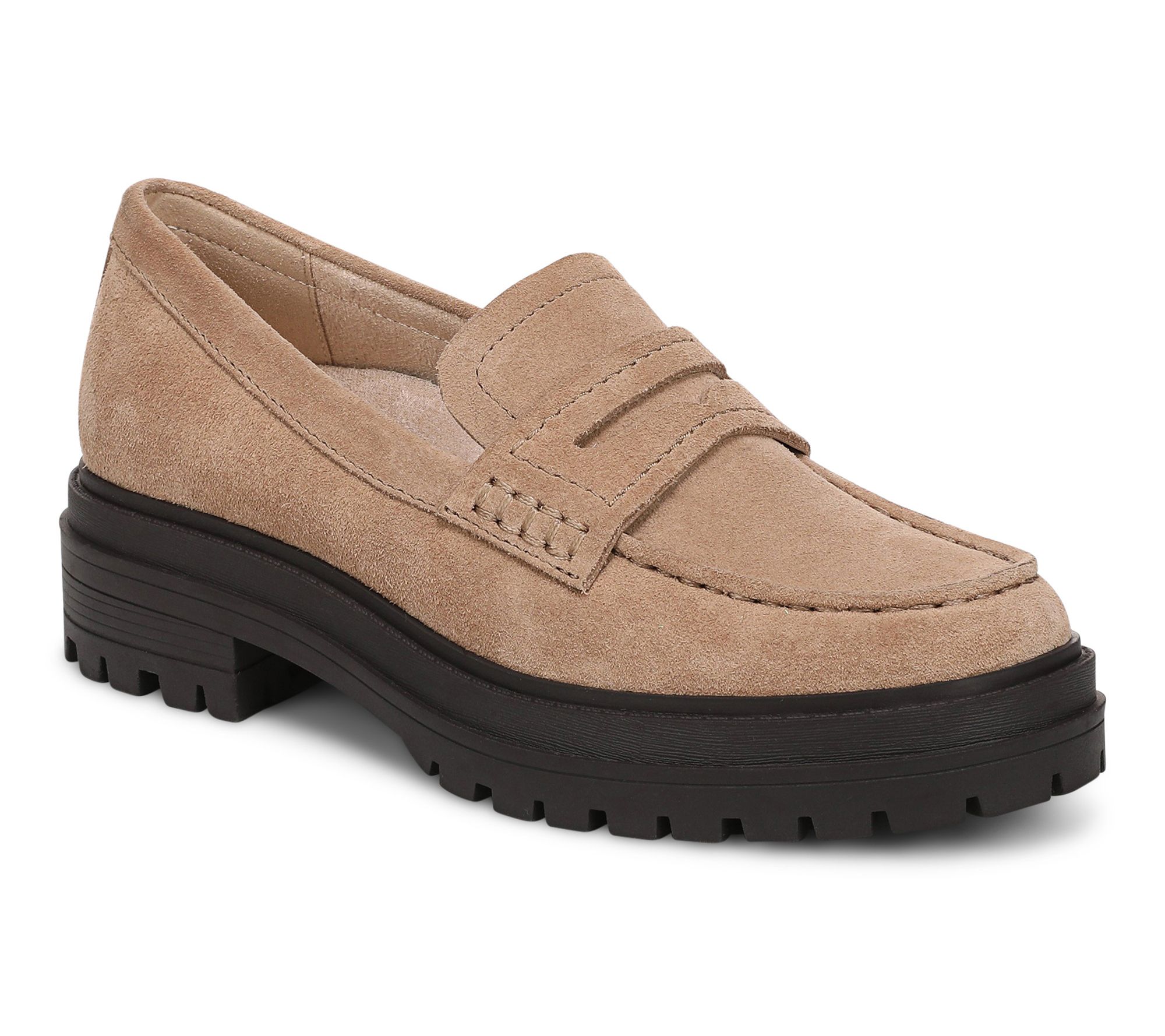 Vionic Leather Platform Penny Loafer - Georgia