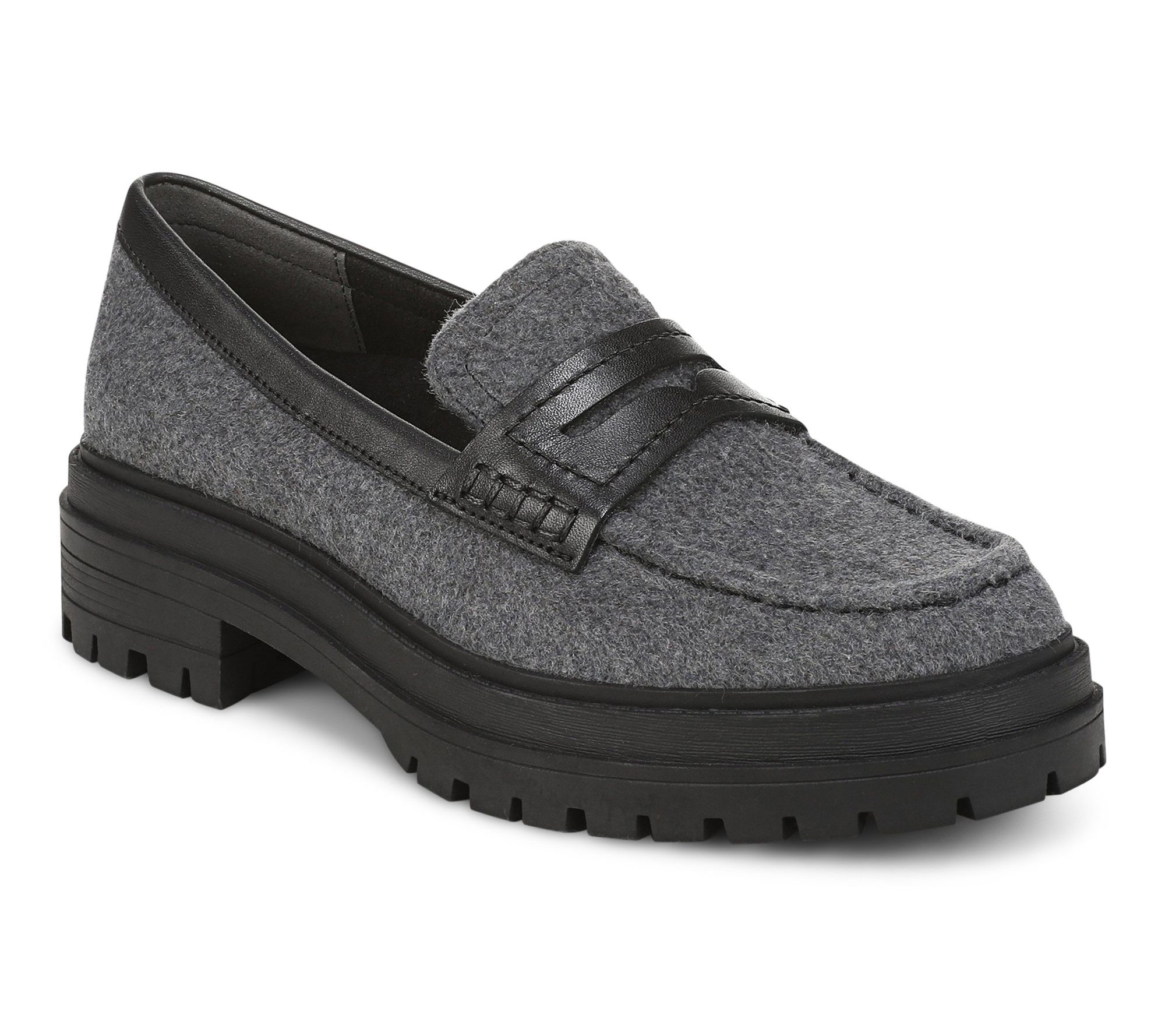 Vionic Leather Platform Penny Loafer - Georgia
