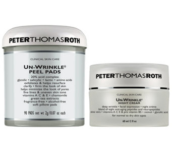 Peter Thomas Roth Super-Size UnWrinkle Cream and Peel Pads - A311130