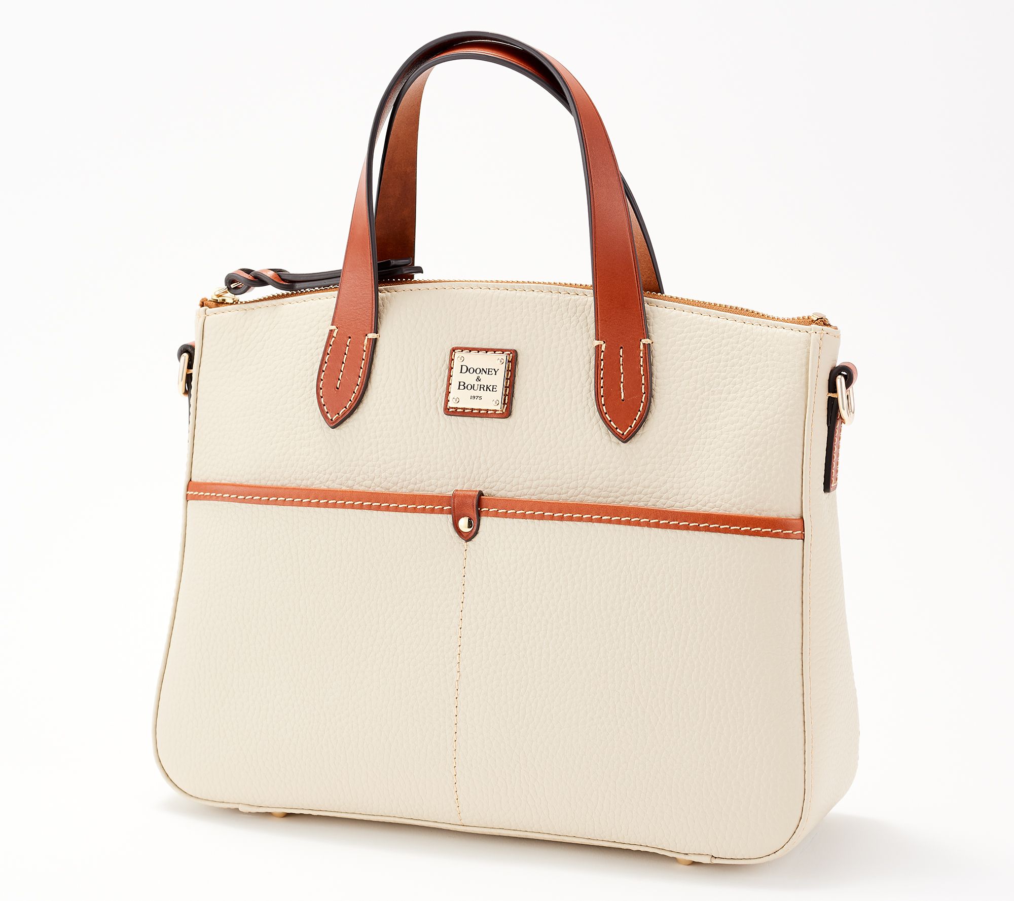 Dooney & Bourke Pebble Leather Small Daniela Tote on QVC 