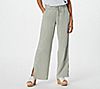 "As Is" Side Stitch Tencera Wide-Leg Pants with Side Slits