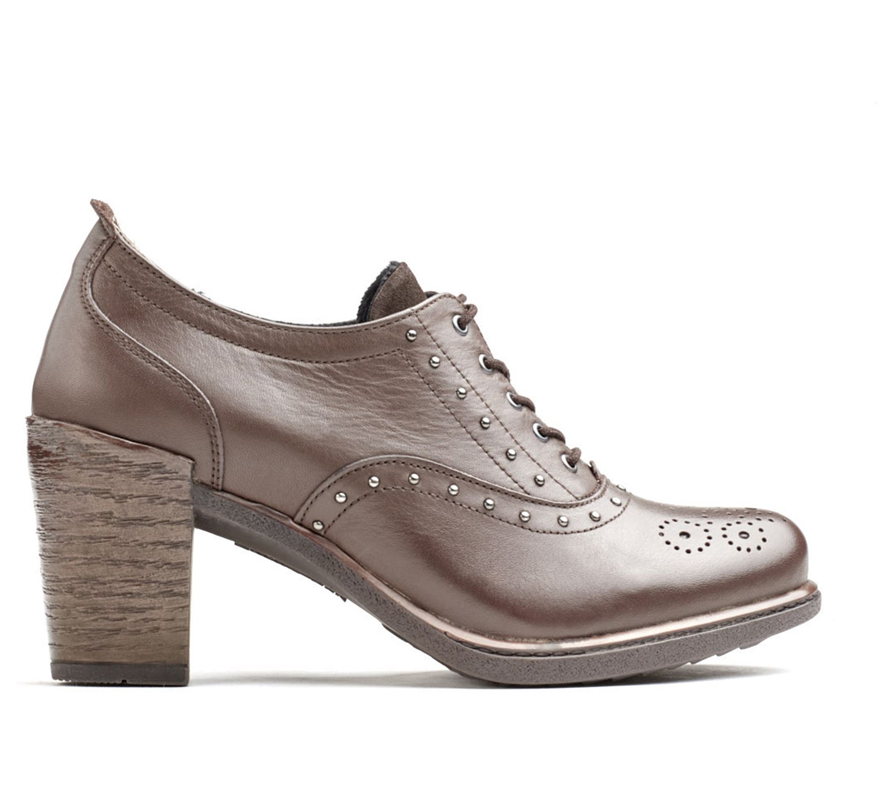 Dromedaris Classic Leather Lace Up Shoes- Gaby - QVC.com