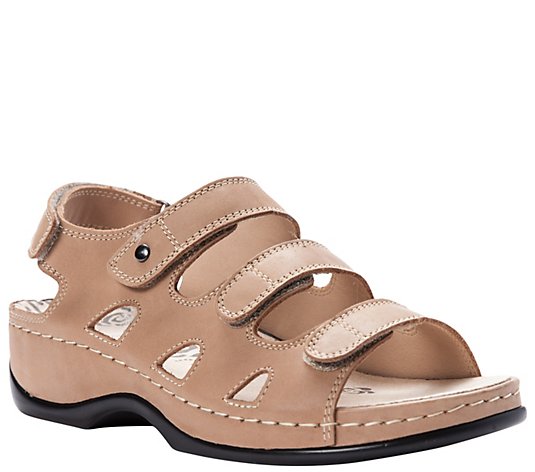 Propet Leather Slingback Comfort Sandals - Kara