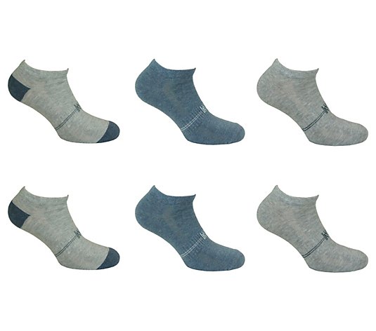 Norfolk Men's Set of 6 Cotton Jersey Low-Cut Socks