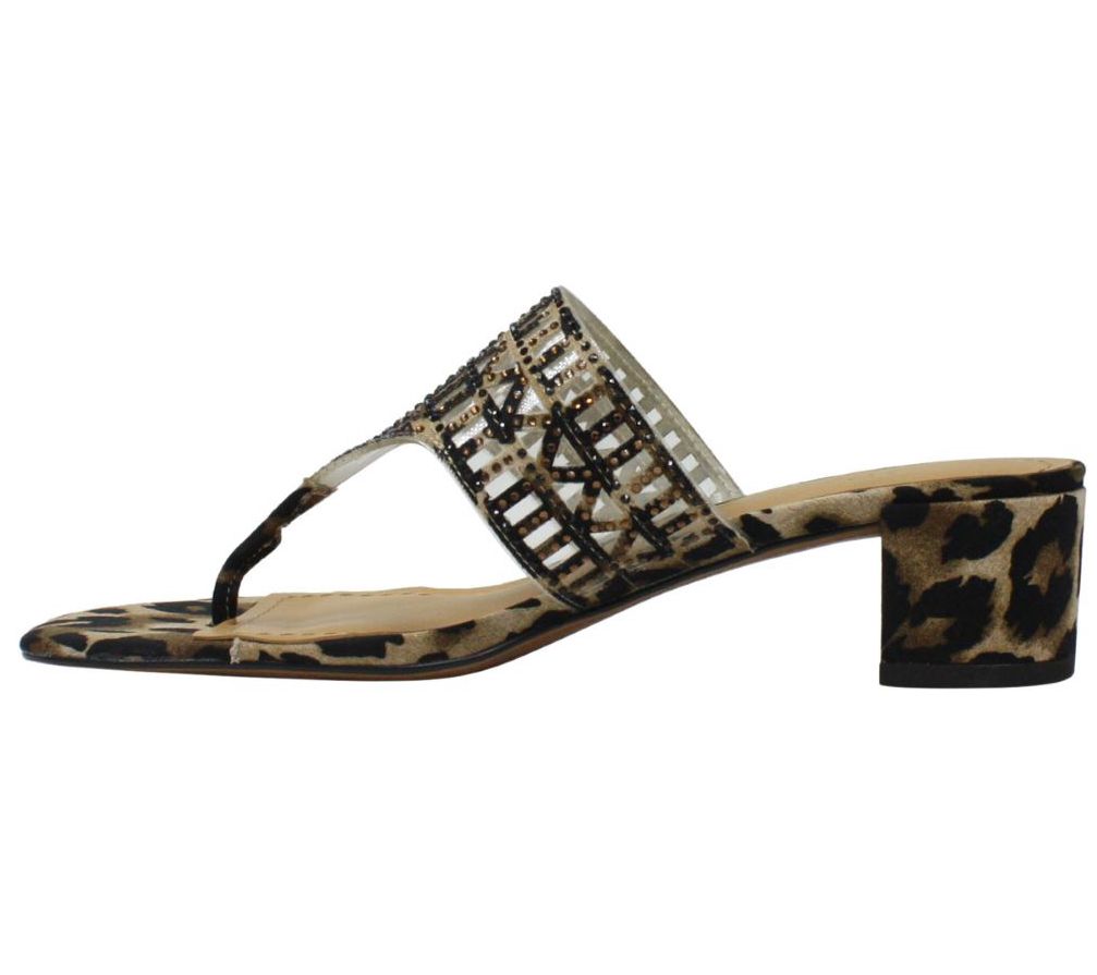 low heel thong sandals